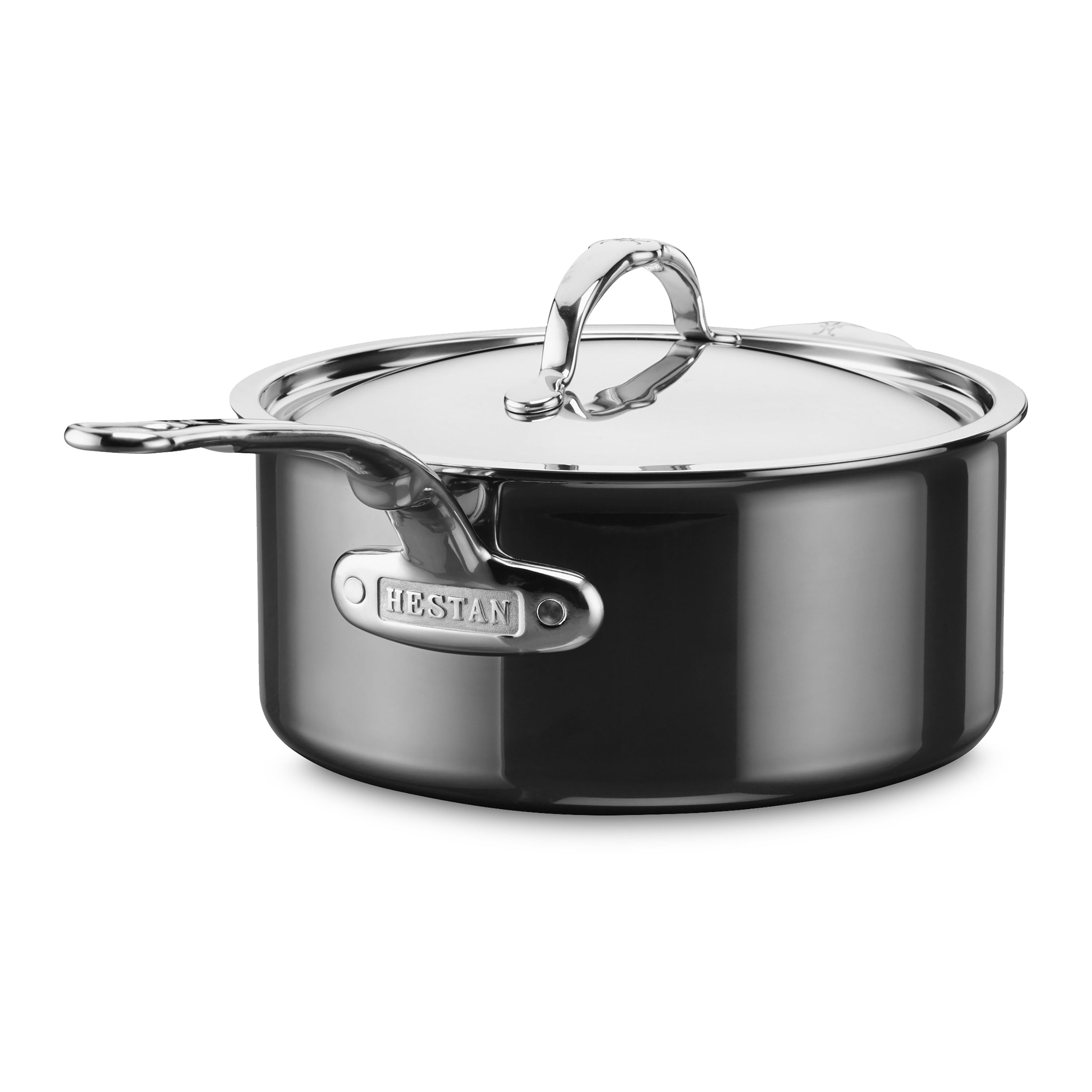 Hestan NanoBond 4-quart Titanium Stainless Steel Saucepan