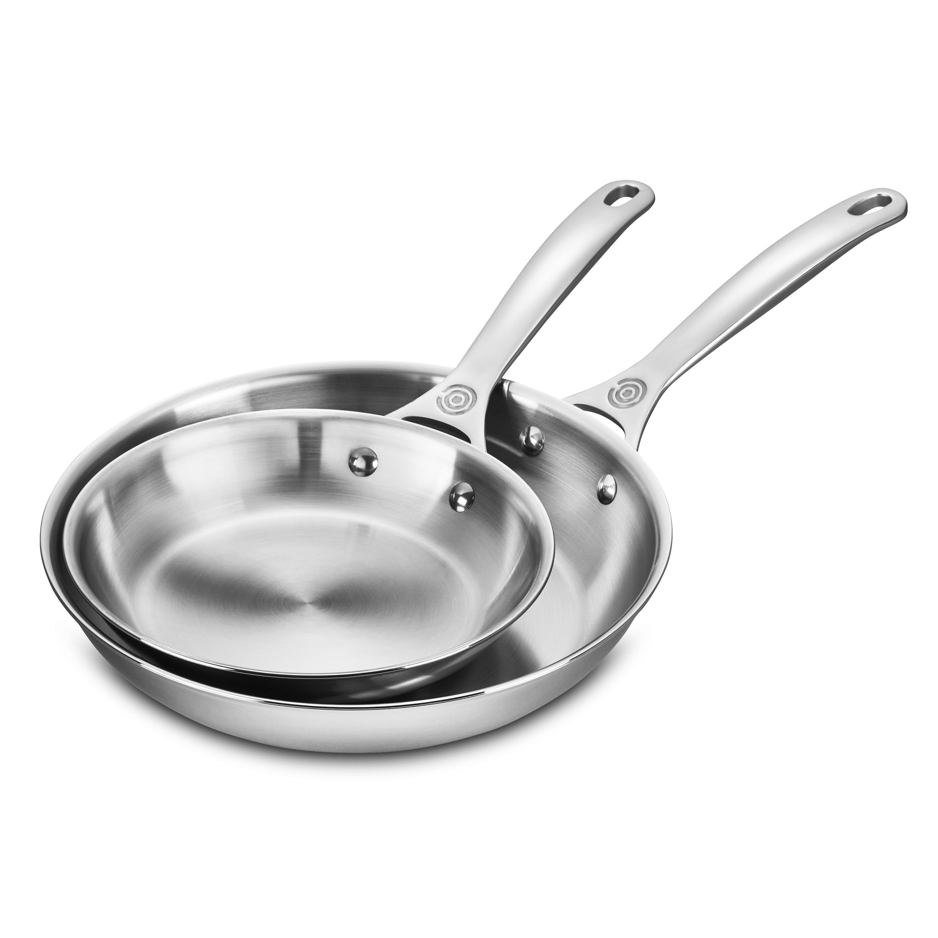 Le Creuset Stainless Steel 2 Piece 8 & 10