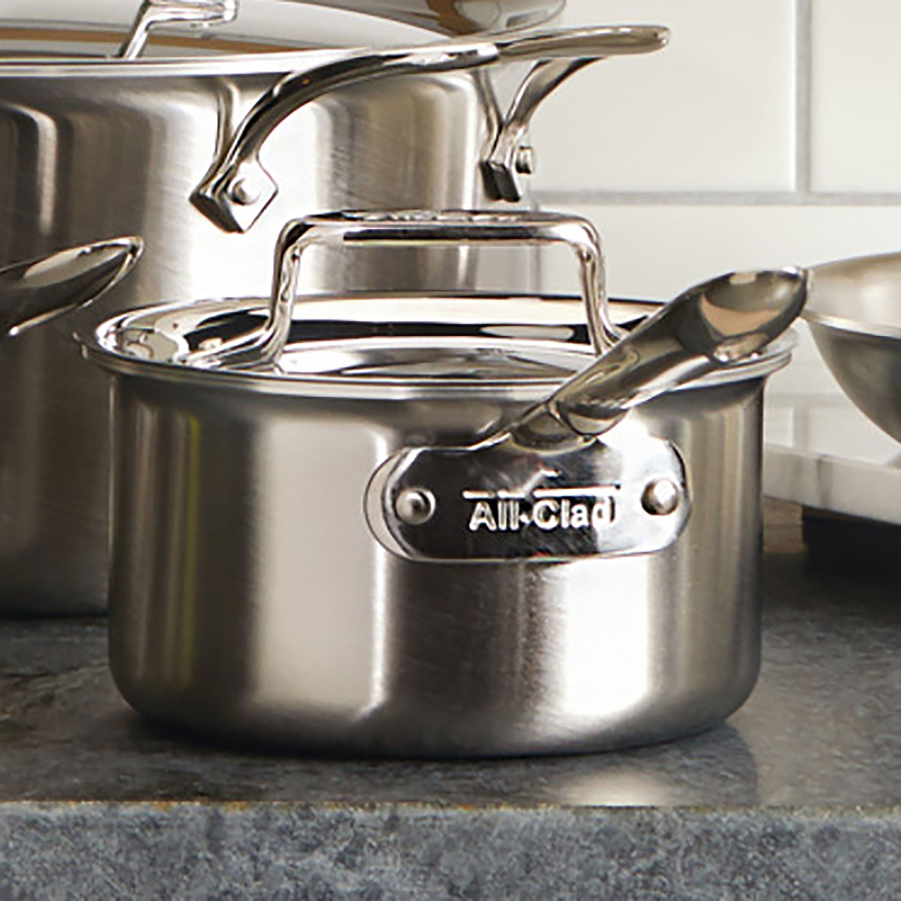 All-Clad d5 Brushed Stainless 1.5-quart Saucepan