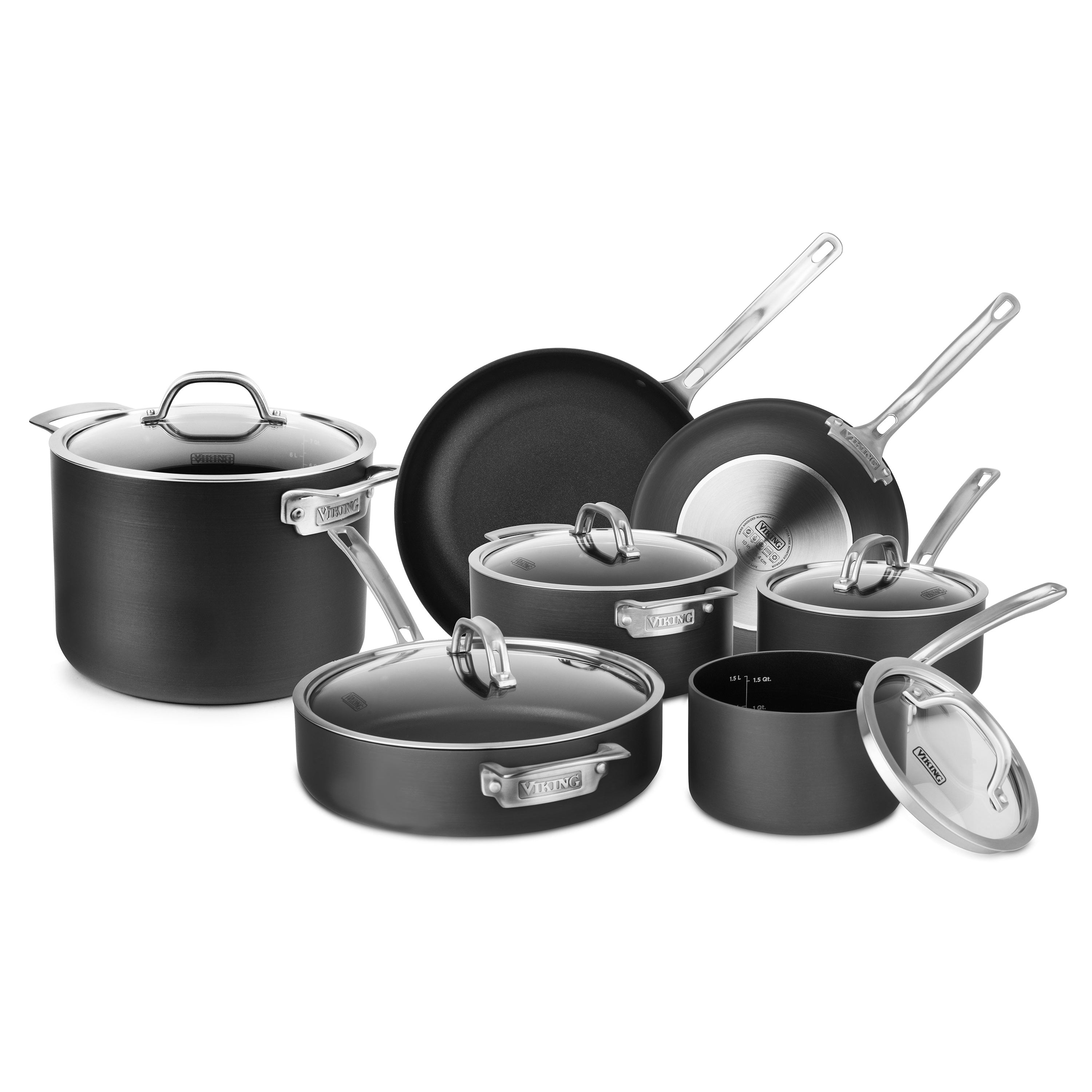 Viking Hard Anodized Nonstick 12 Piece Cookware Set