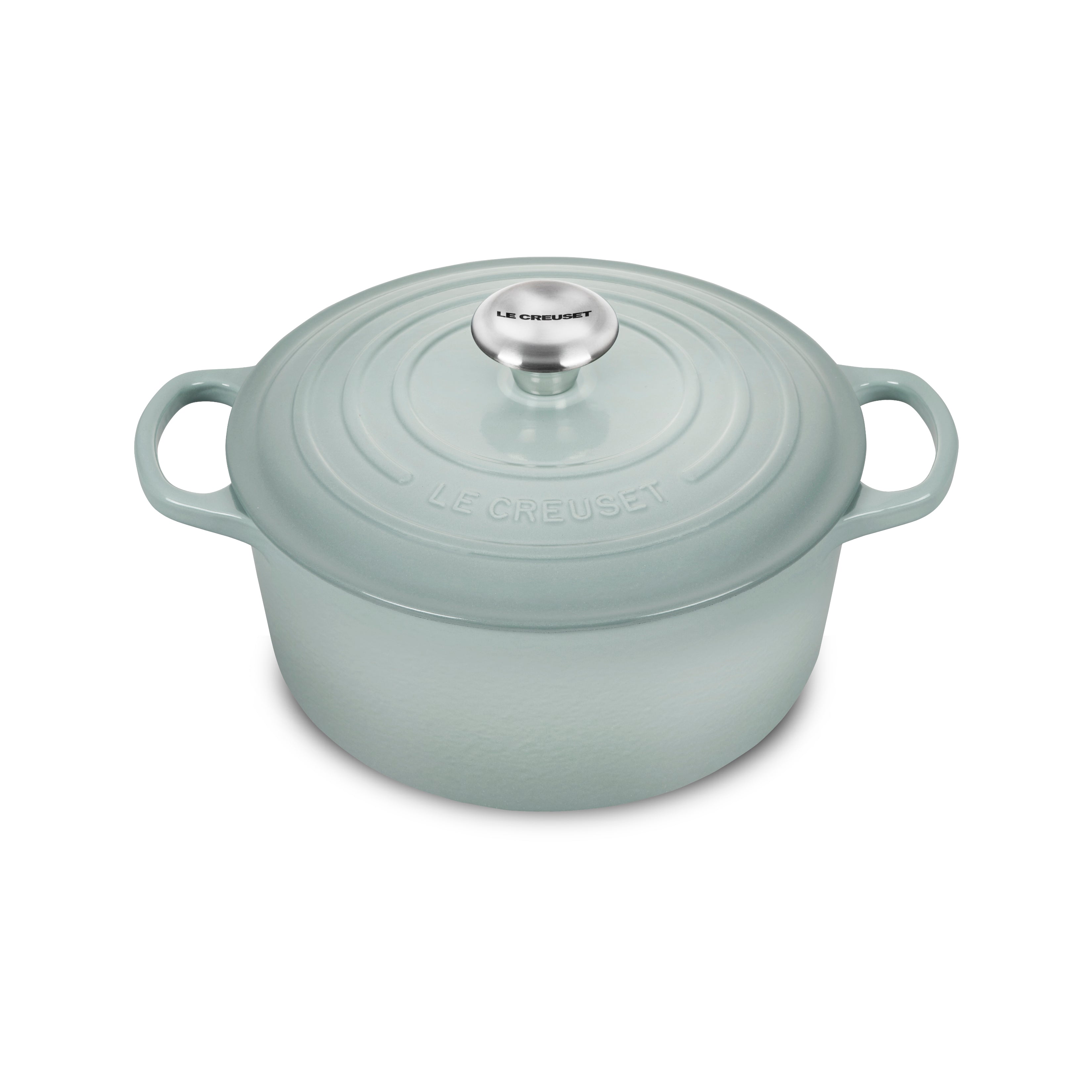 Le Creuset Signature Cast Iron 4.5-quart Sea Salt Round Dutch Oven