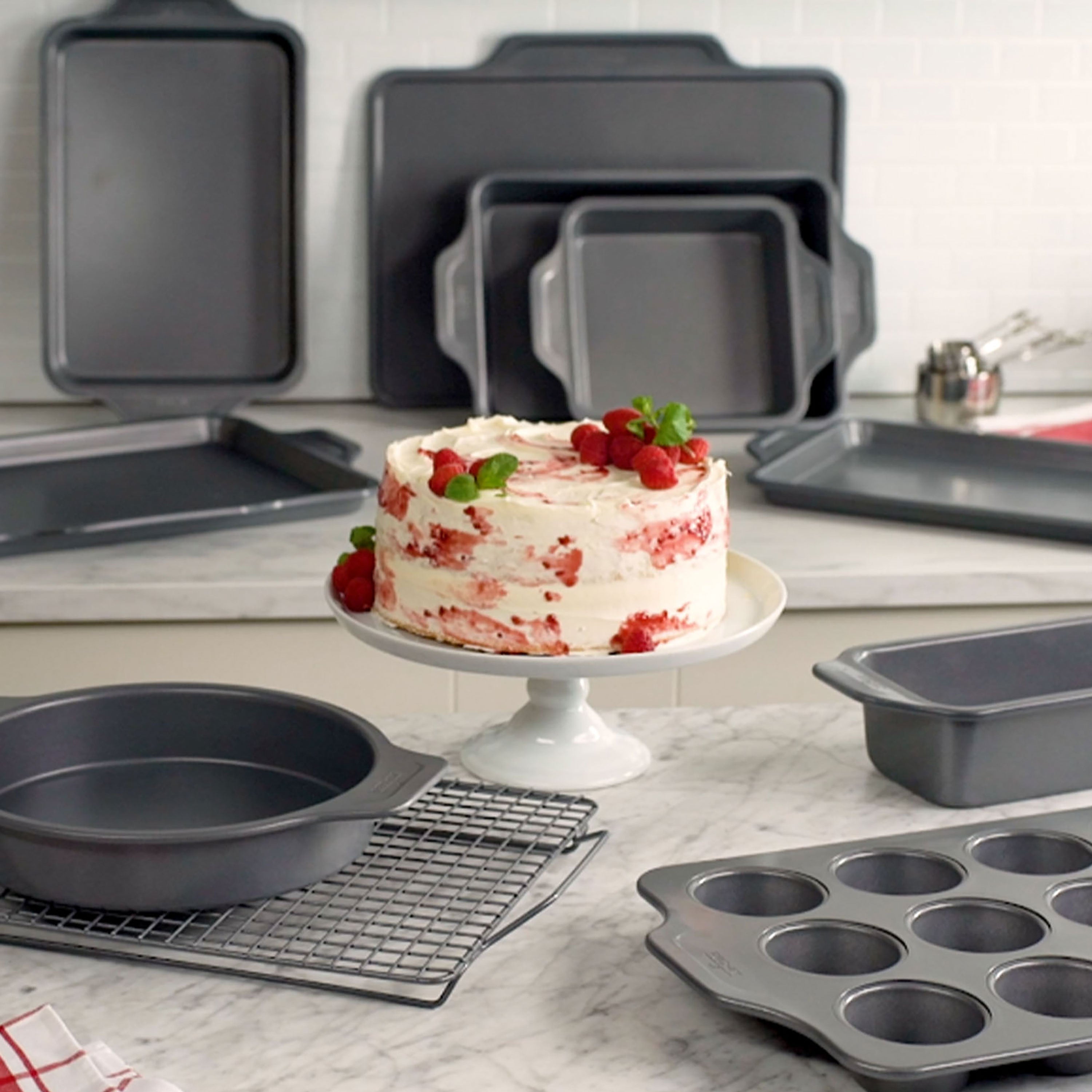 All-Clad 10 Piece Pro-Release Nonstick Bakeware Set