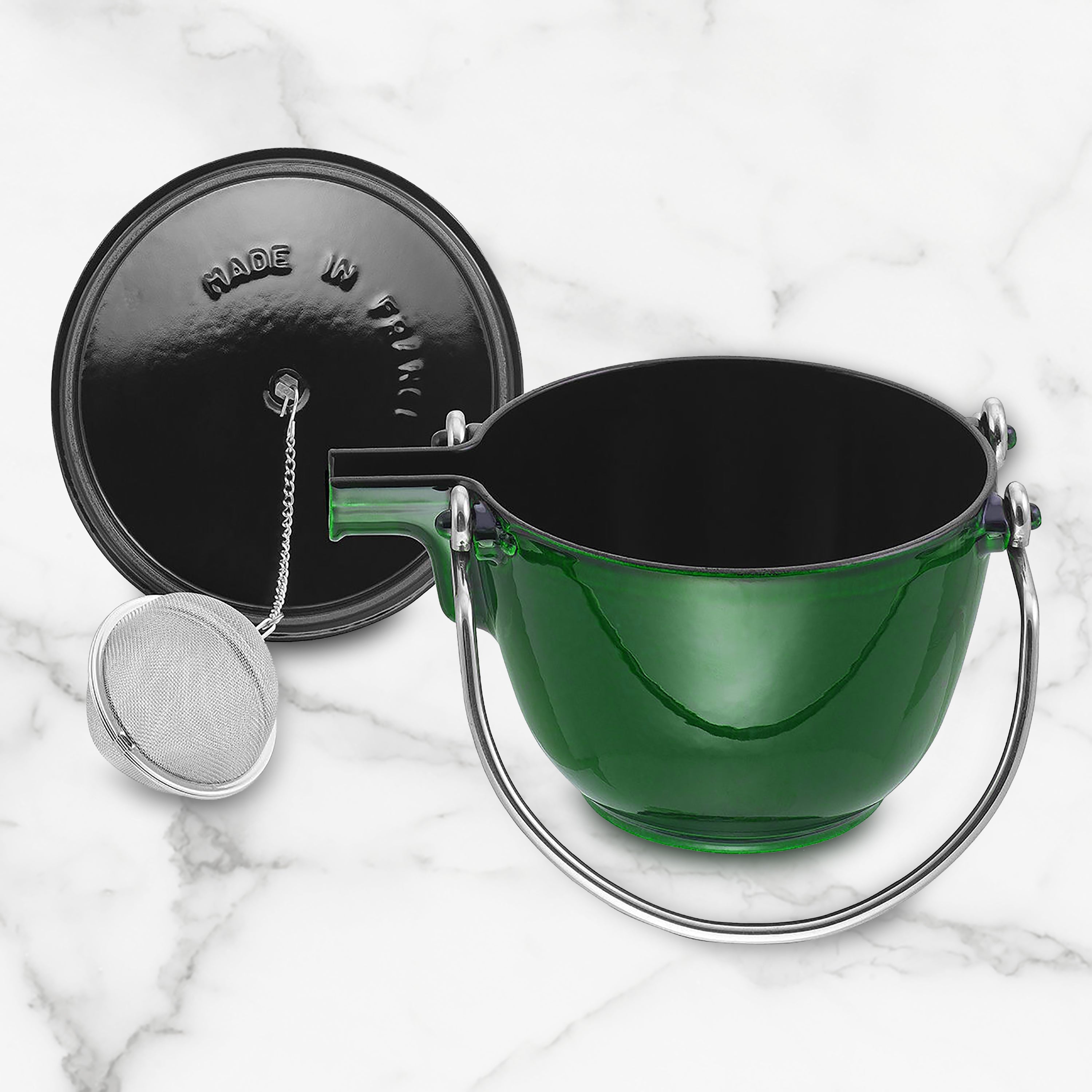 Staub 1-quart Basil La Theiere Teapot