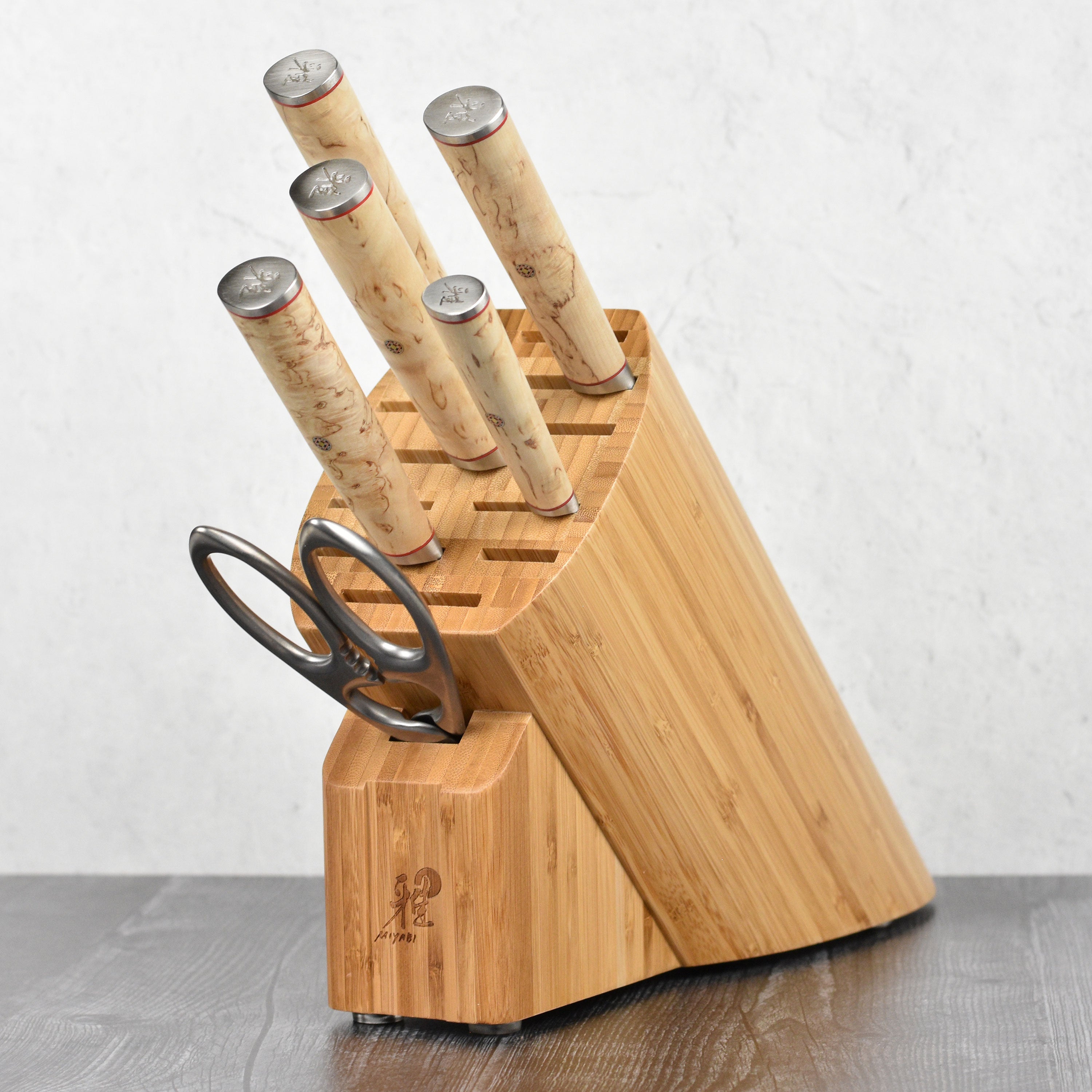 Miyabi Birchwood SG2 7 Piece Knife Block Set