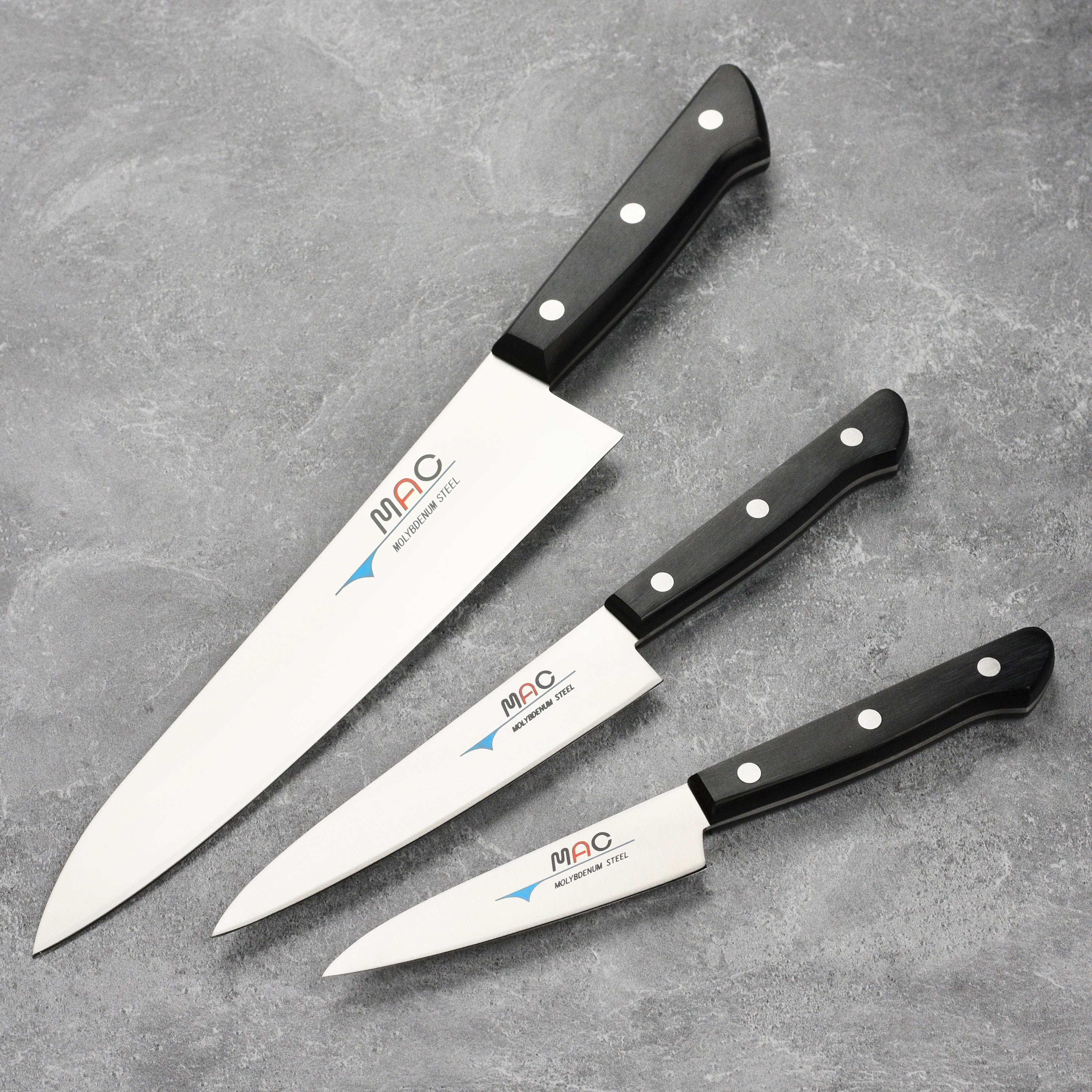 MAC Chef Series 3 Piece Knife Set