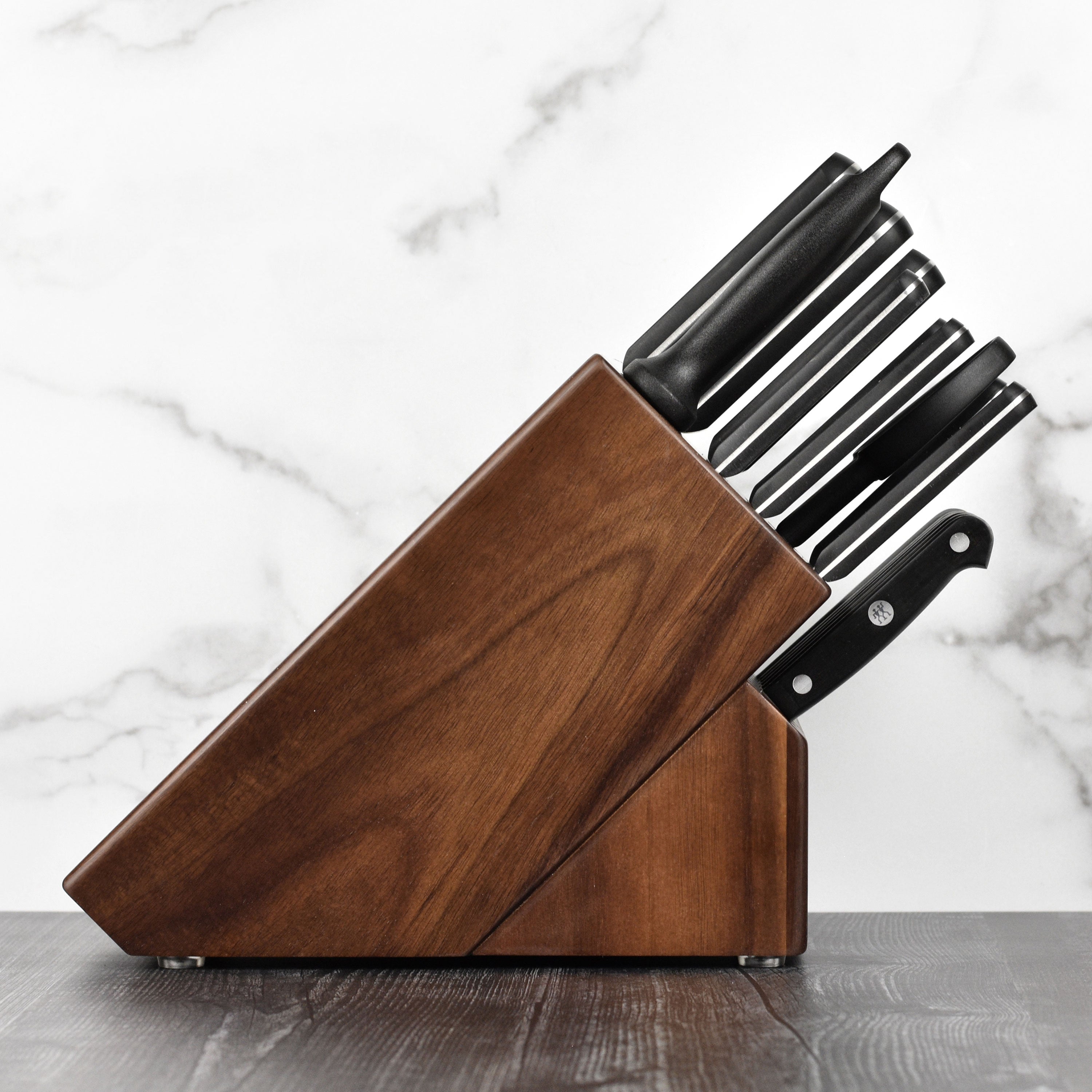 Zwilling Gourmet 17 Piece Acacia Knife Block Set