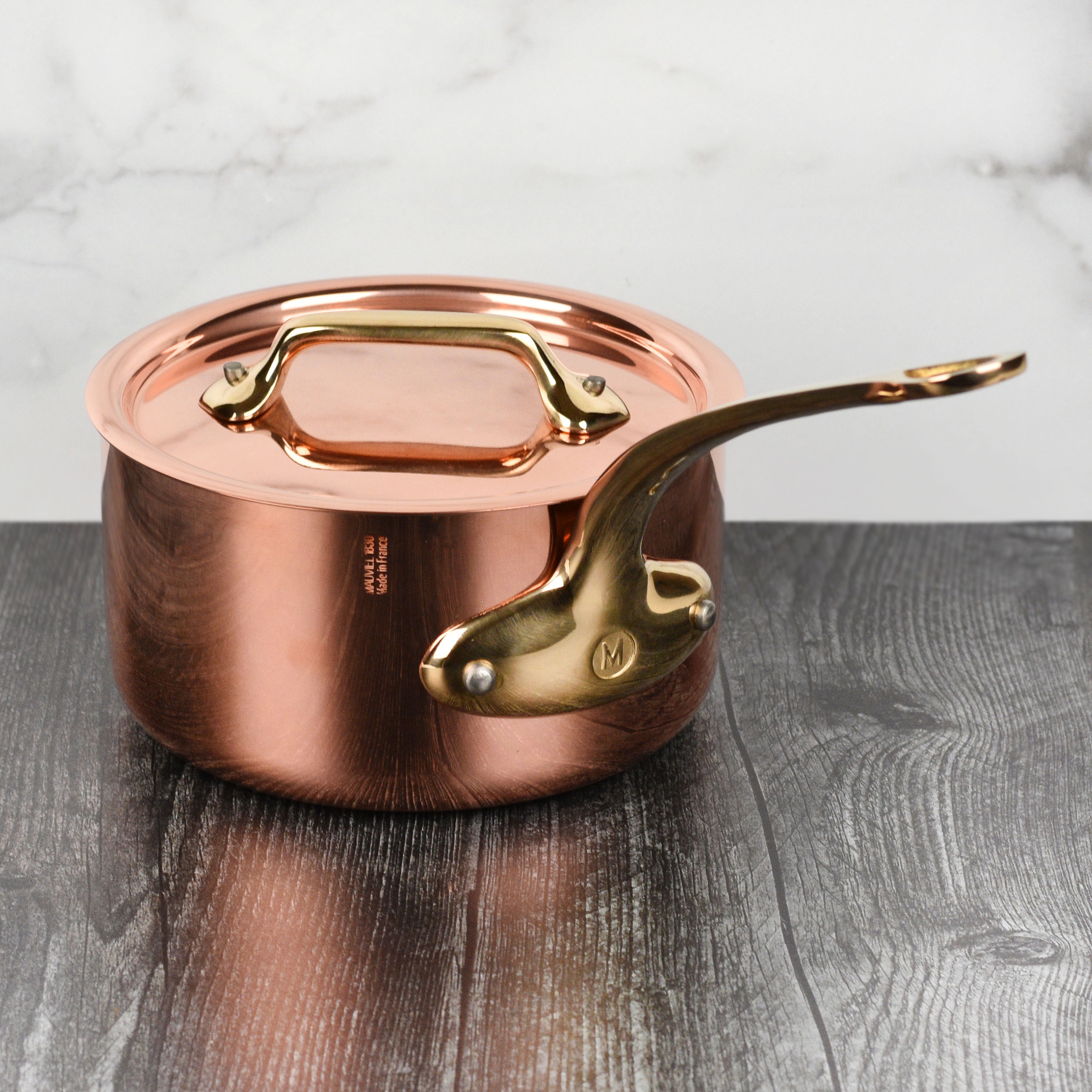 Mauviel M200B 0.8-quart Copper Saucepan