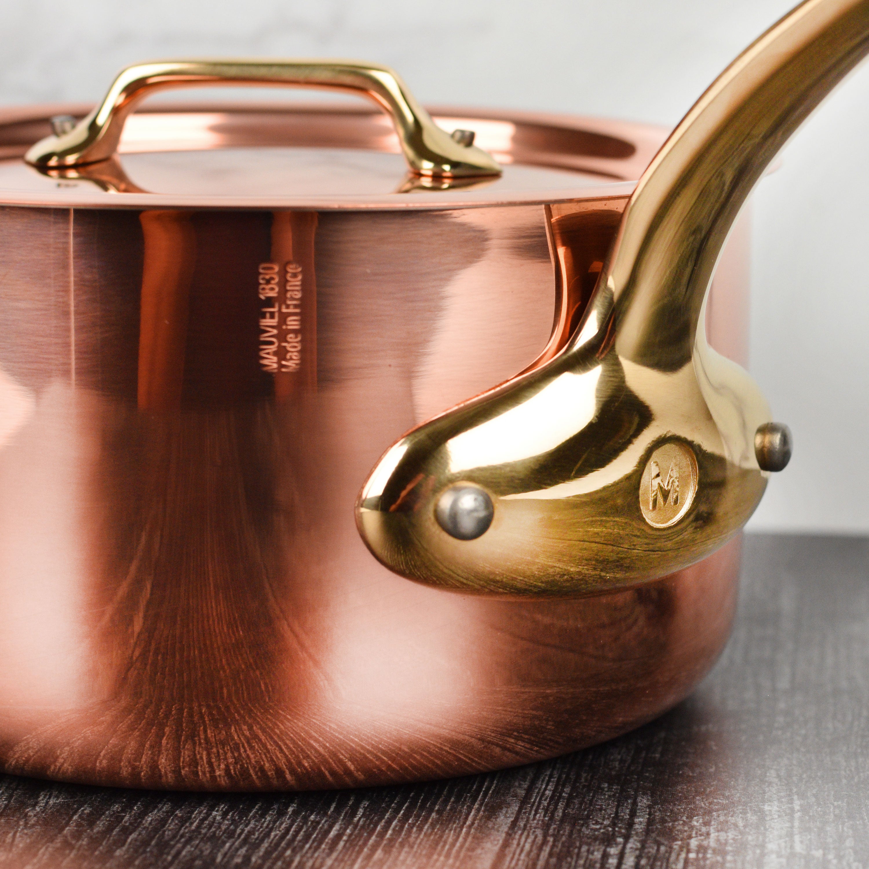 Mauviel M200B 2.6-quart Copper Saucepan