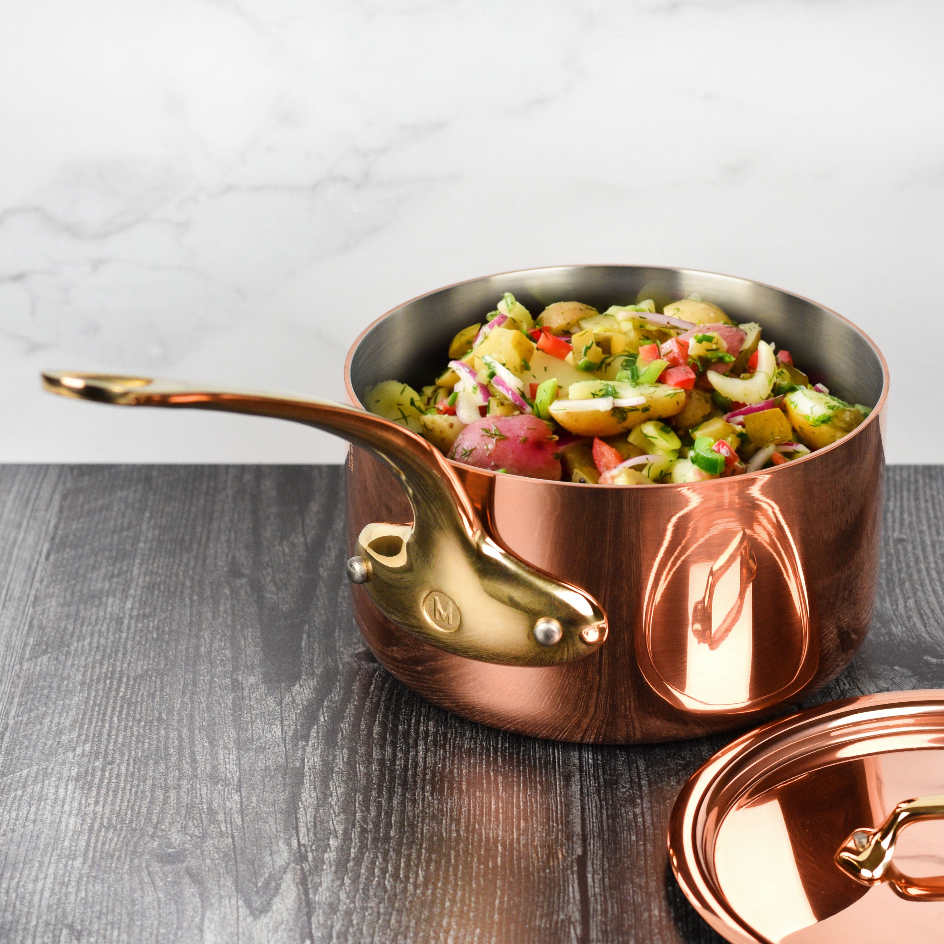 Mauviel M200B 5 Piece Copper Cookware Set