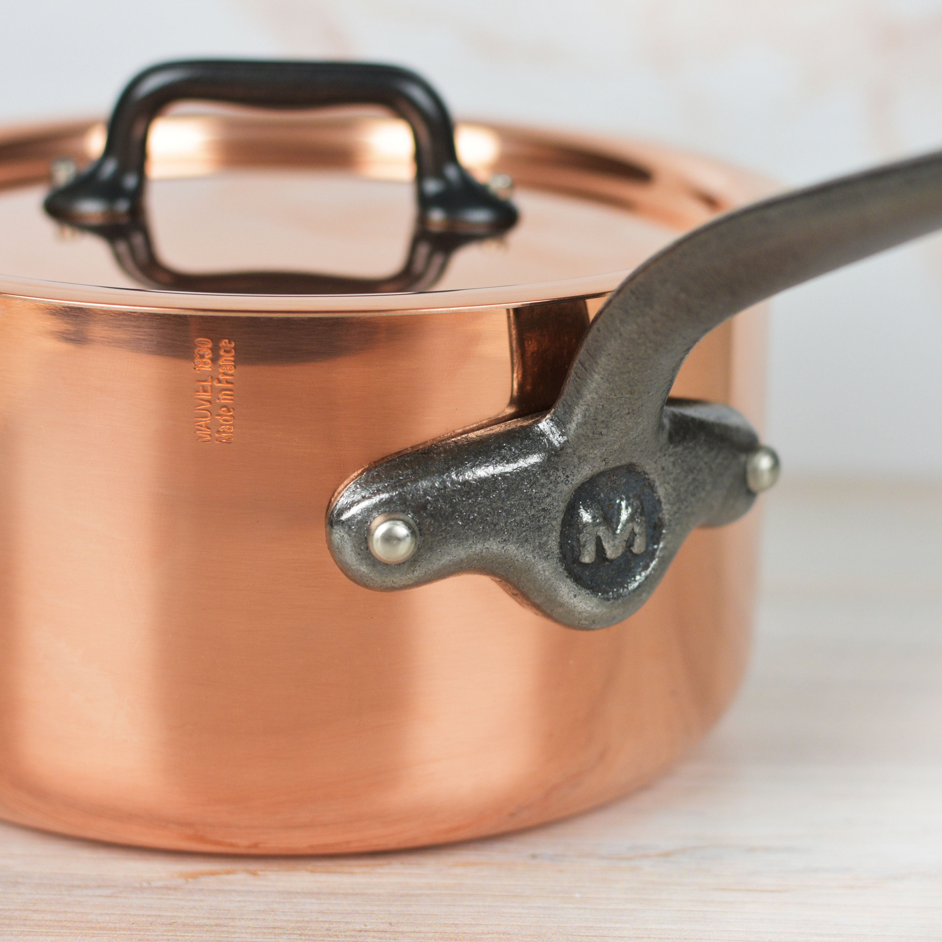 Mauviel M200Ci 2.6-quart Copper Saucepan