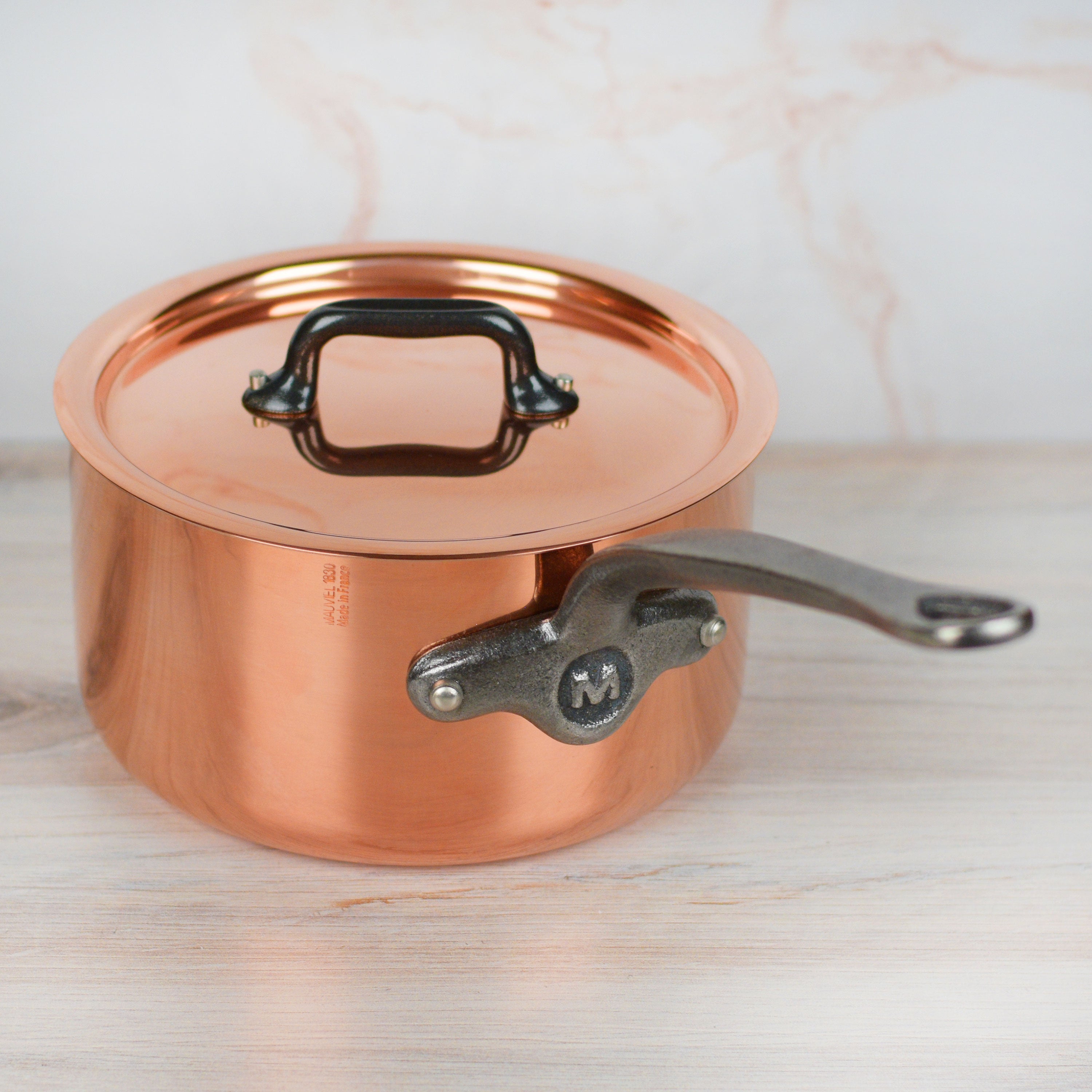 Mauviel M200Ci 2.6-quart Copper Saucepan