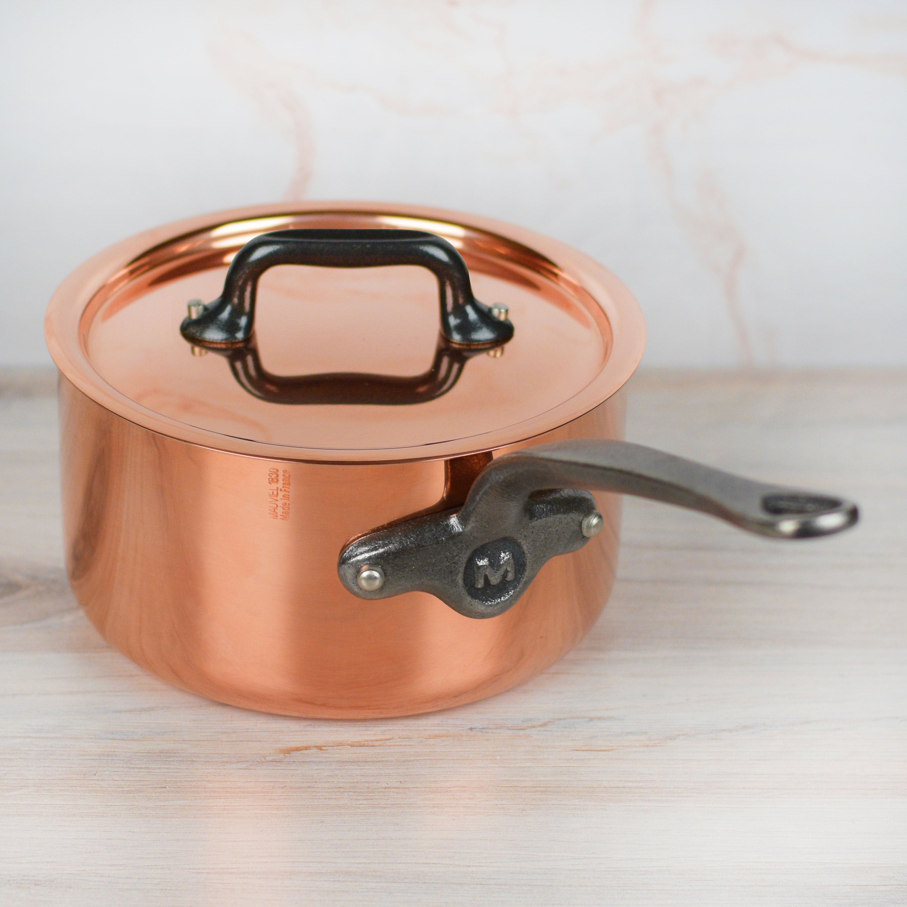 Mauviel M200Ci 1.2-quart Copper Saucepan