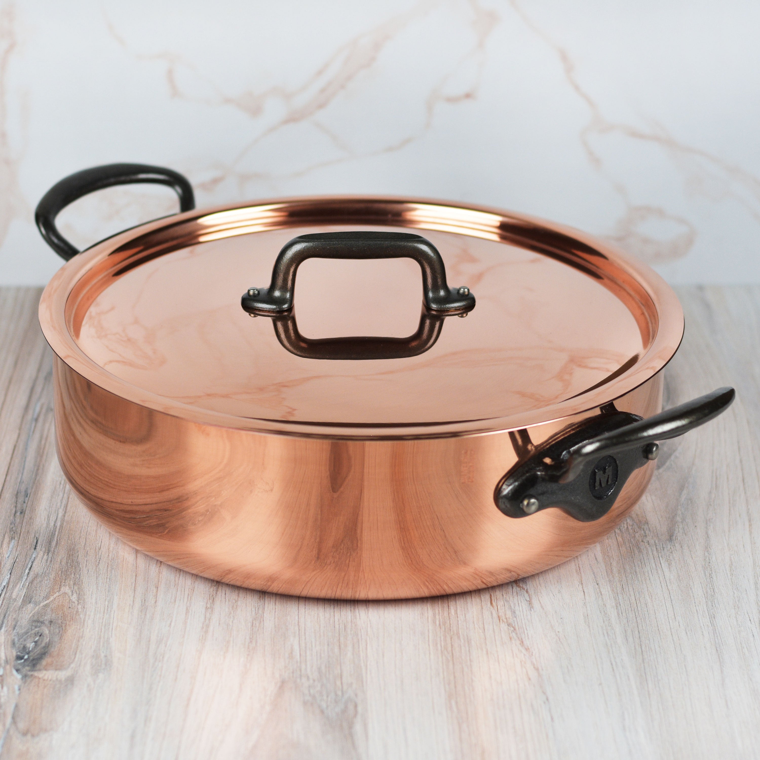 Mauviel M200Ci 5-quart Copper Rondeau