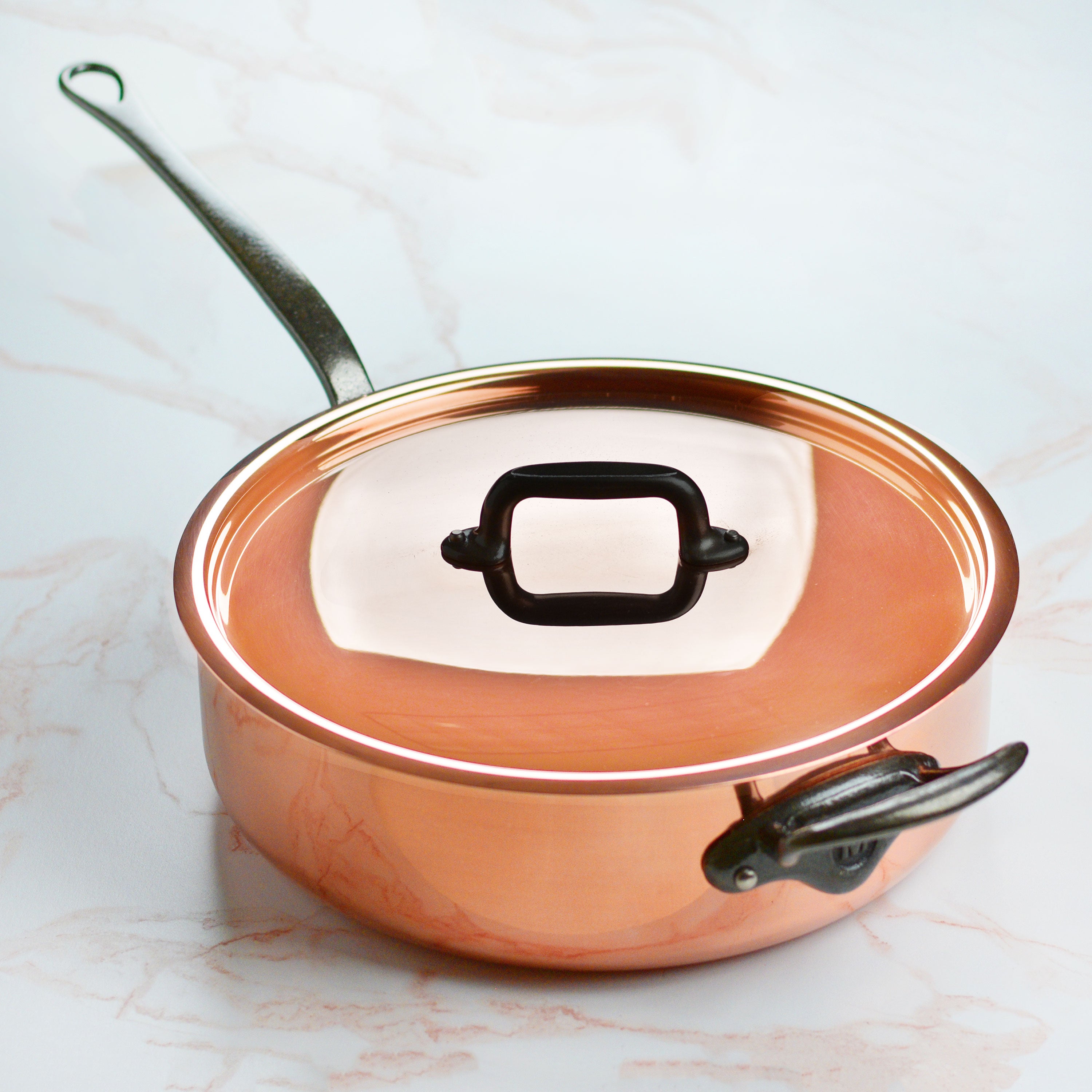 Mauviel M200Ci 6-quart Copper Saute Pan