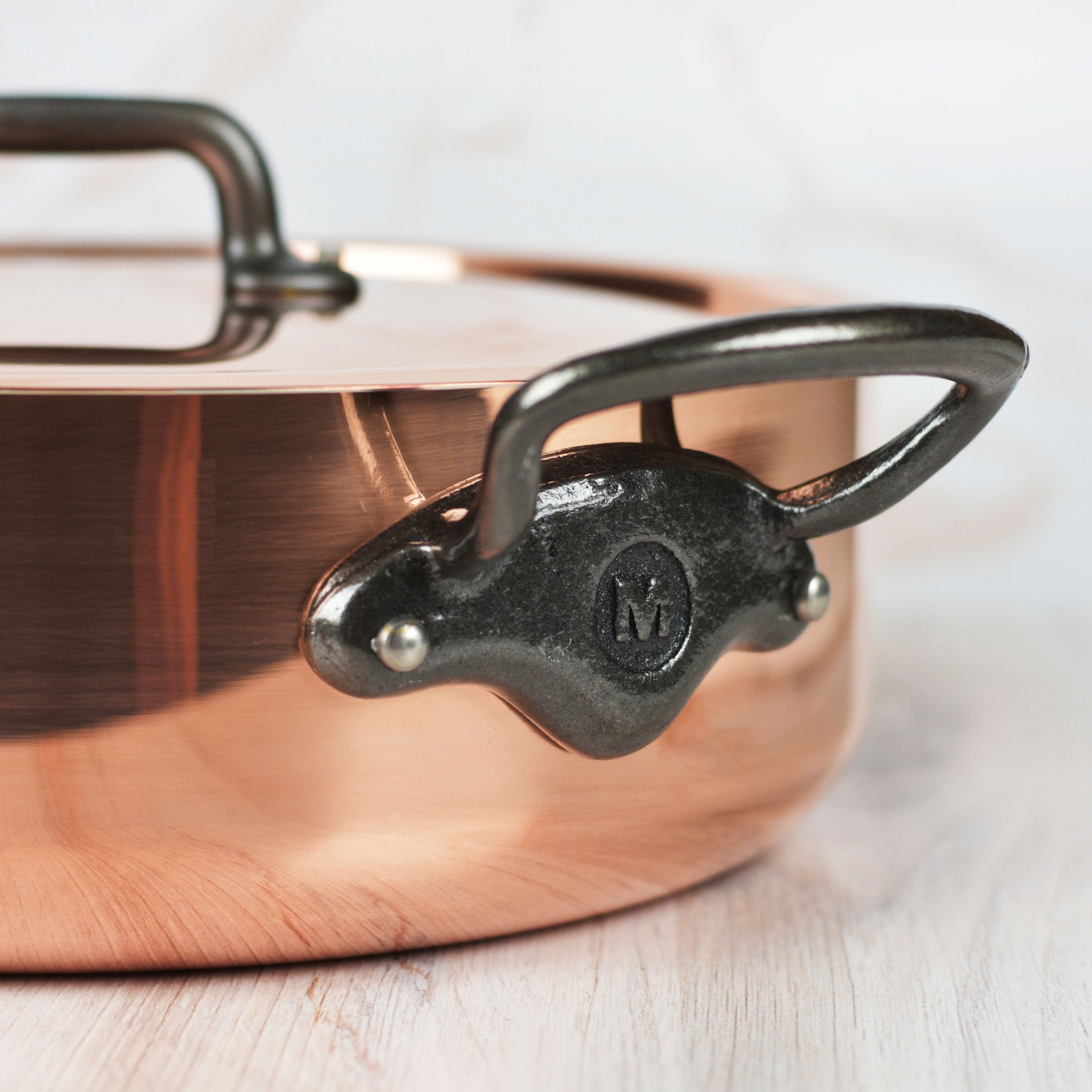 Mauviel M200Ci 6-quart Copper Saute Pan