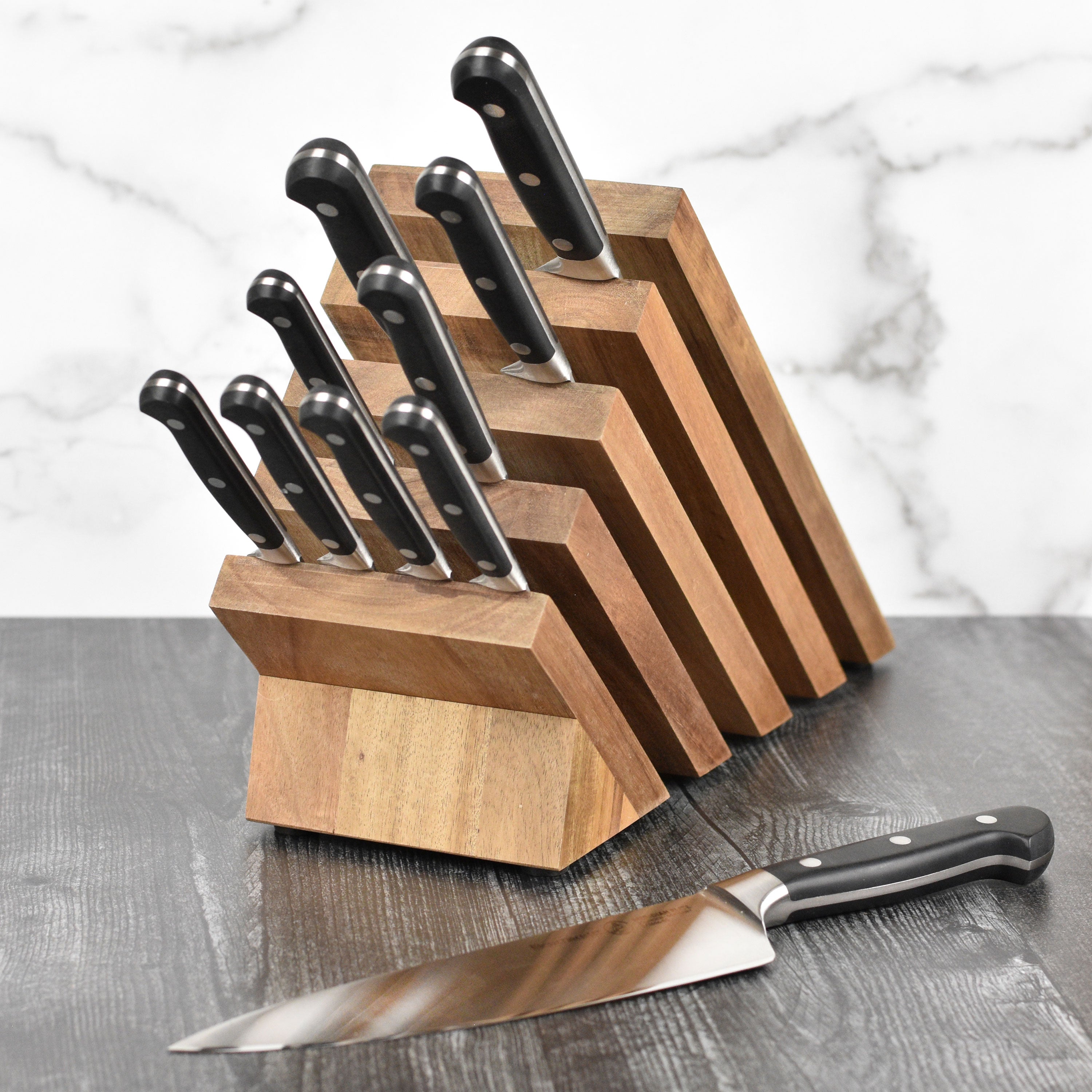 Messermeister Meridian Elite 11 Piece Magnetic Knife Block Set