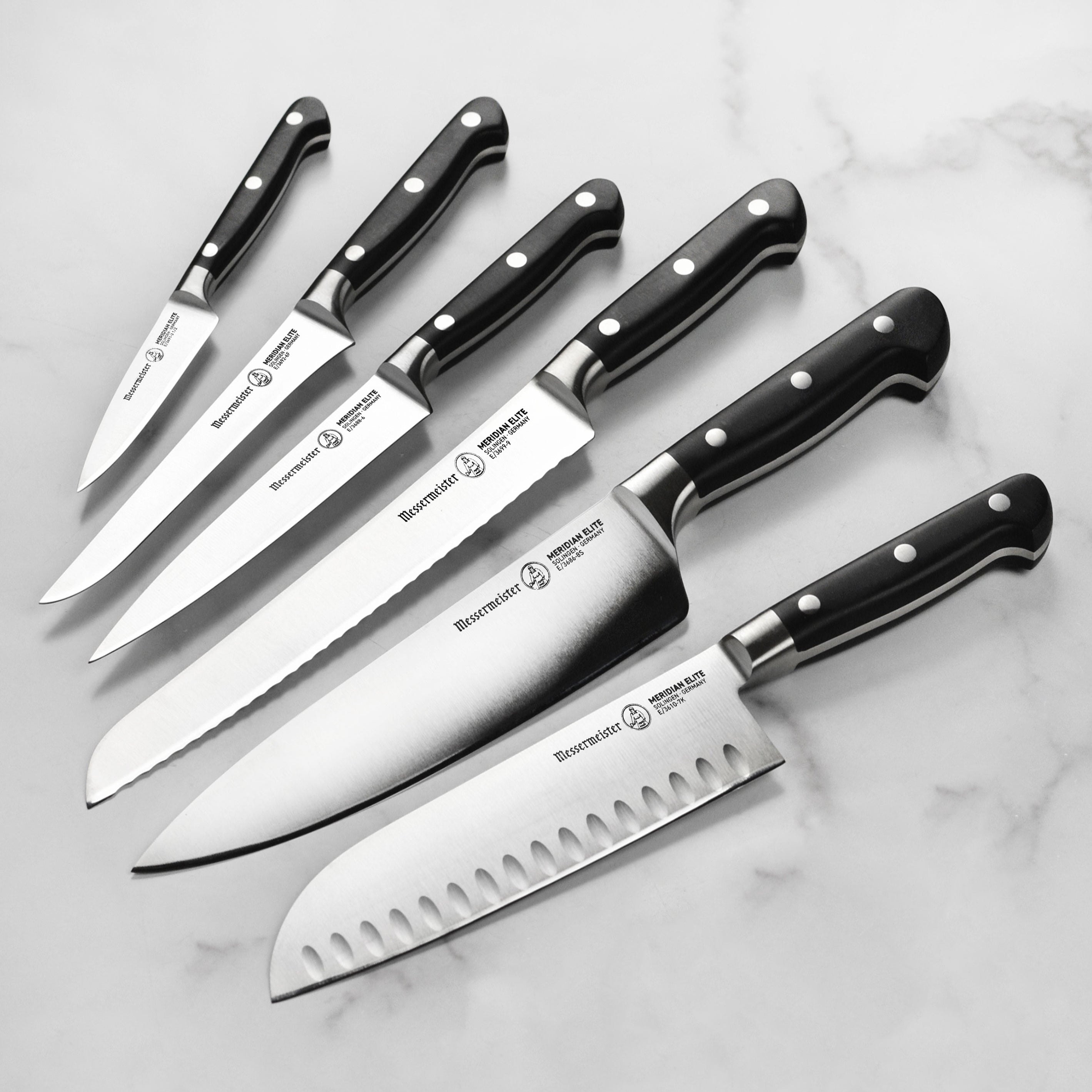 Messermeister Meridian Elite 11 Piece Magnetic Knife Block Set