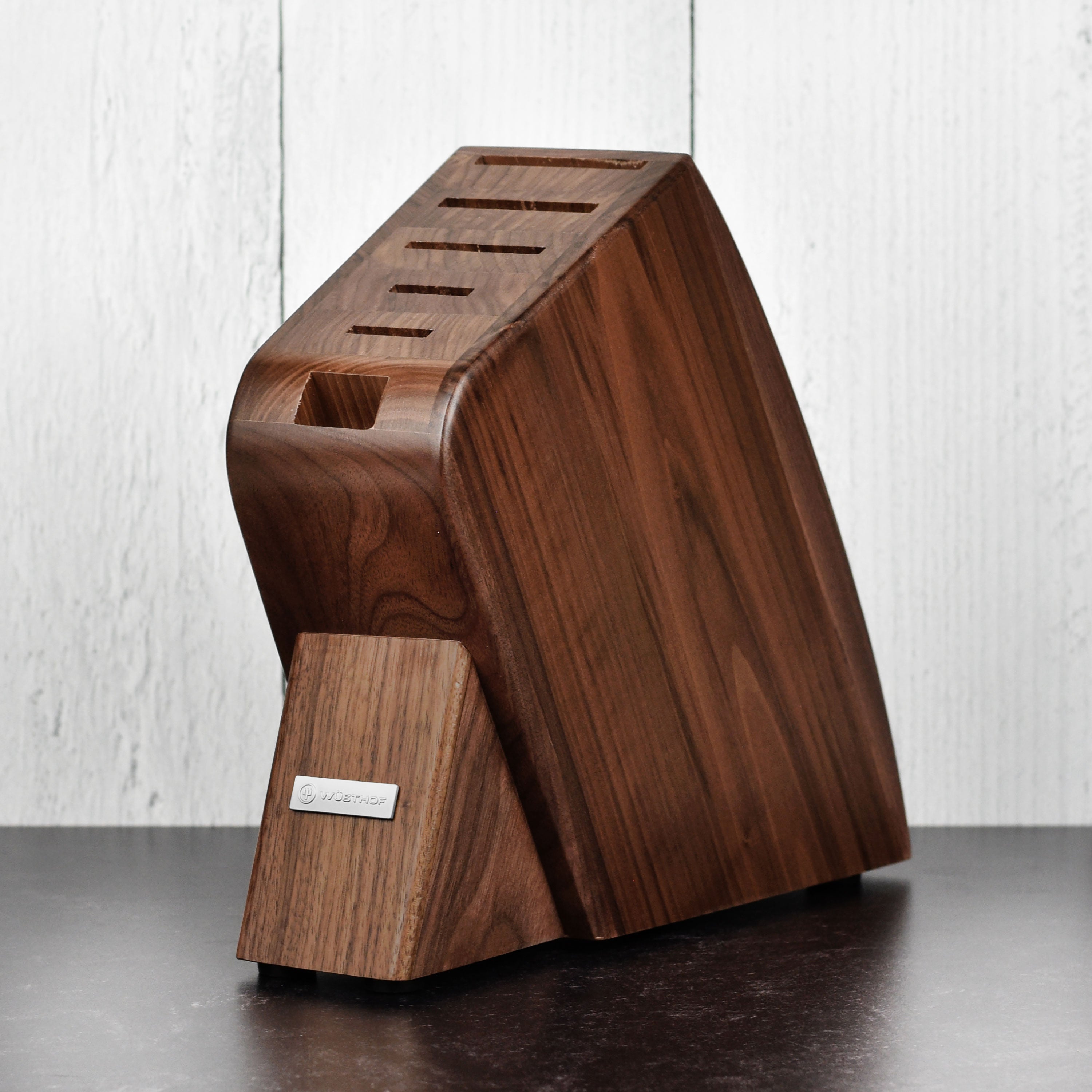 Wusthof Ikon Blackwood 7 Piece Walnut Slim Knife Block Set