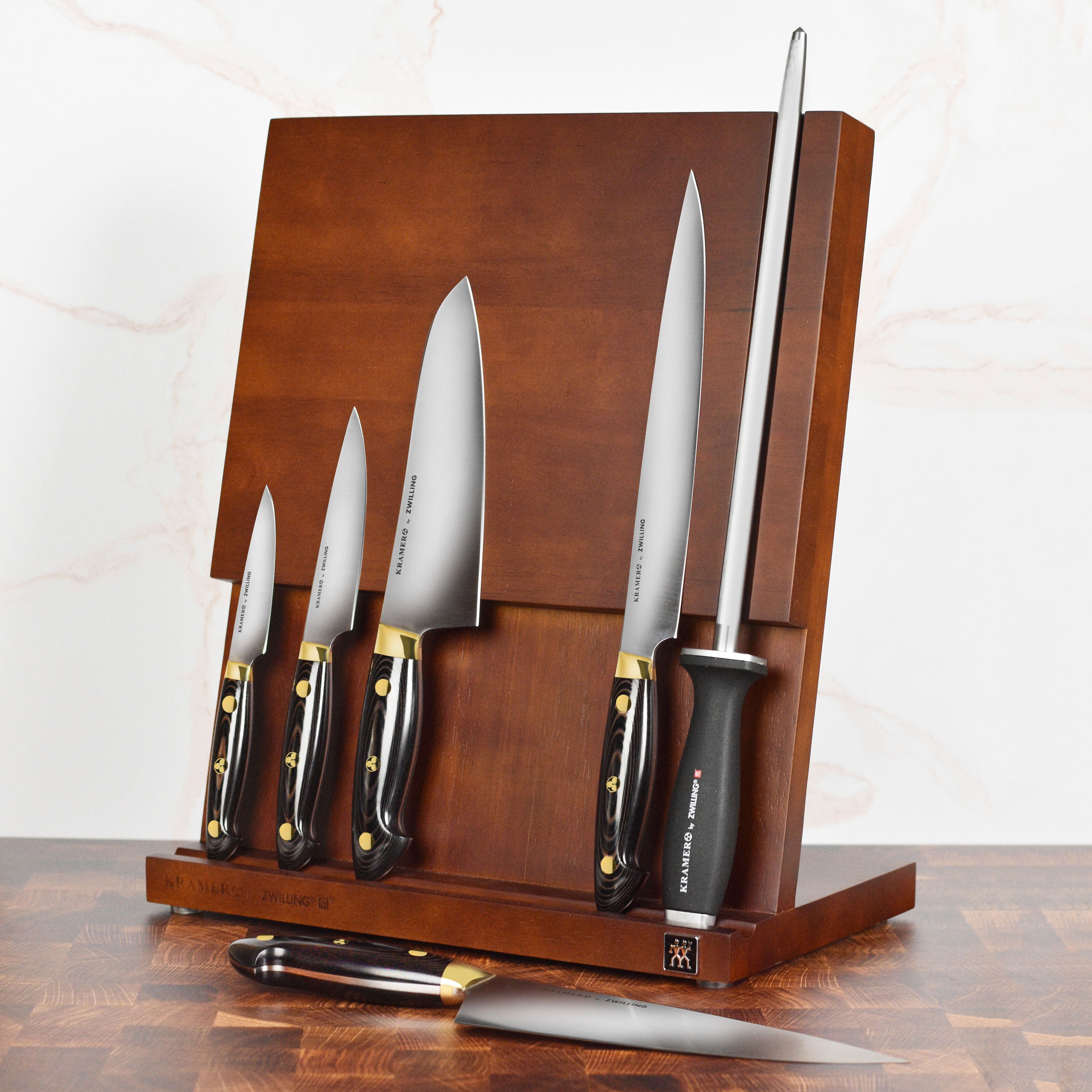 Kramer Carbon 2.0 7 Piece Magnetic Easel Knife Block Set