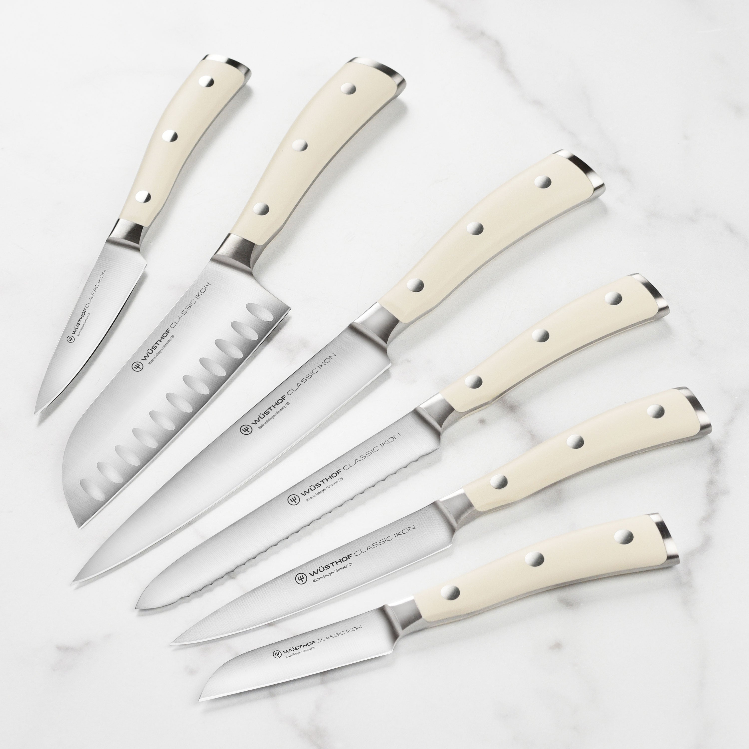 Wusthof Classic Ikon Creme 23 Piece Walnut Knife Block Set