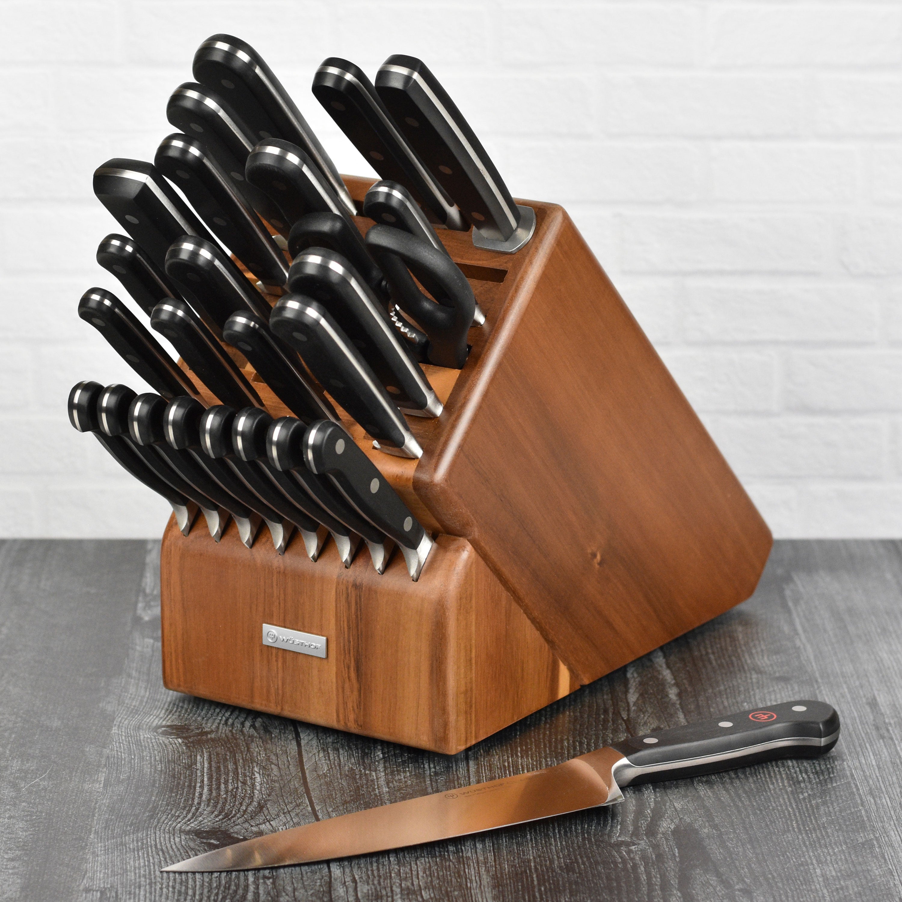 Wusthof Classic 26 Piece Acacia Knife Block Set