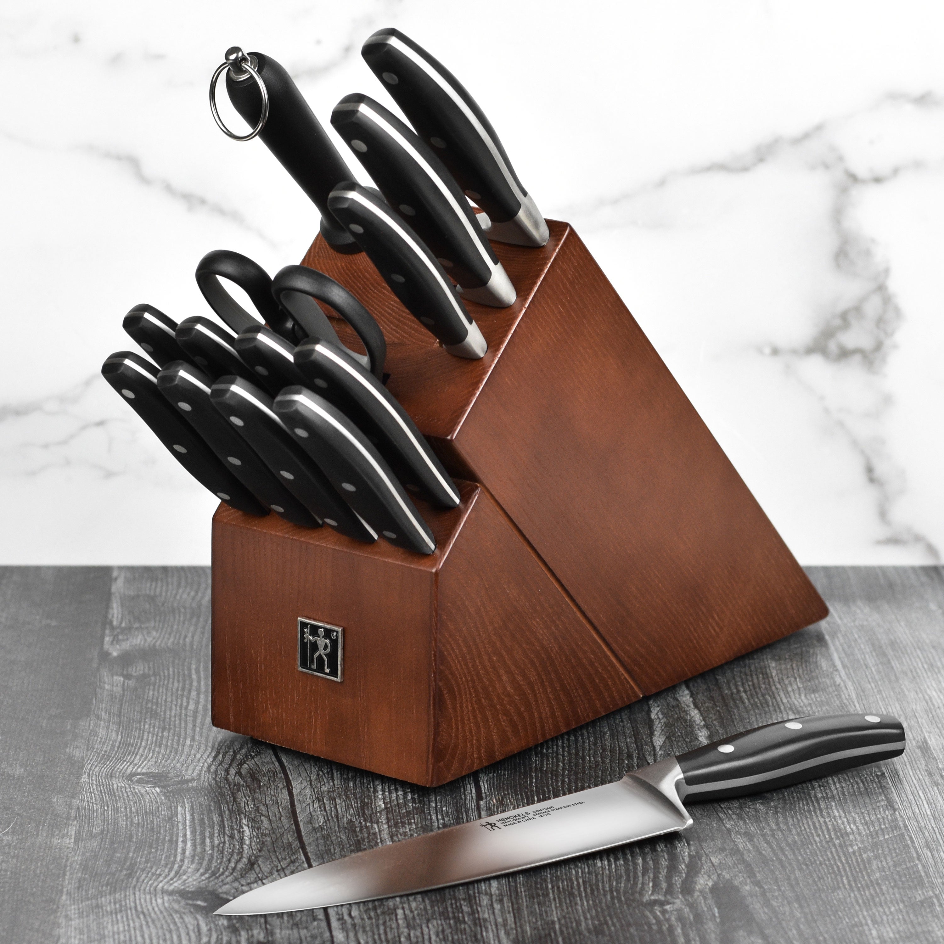 Henckels Forged Contour 15 Piece Knife Block Set