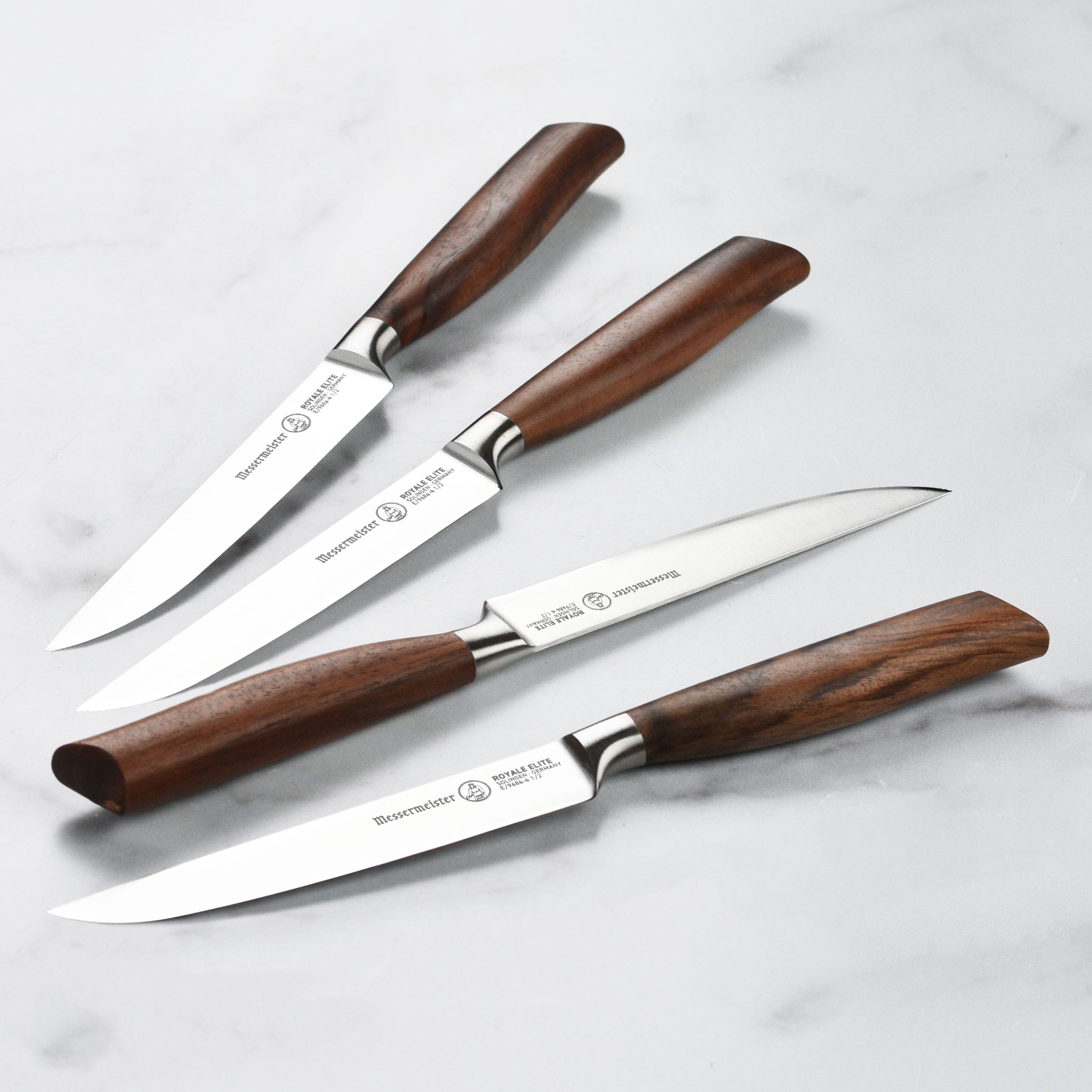 Messermeister Royale Elite 4 Piece Fine-Edge Steak Knife Set