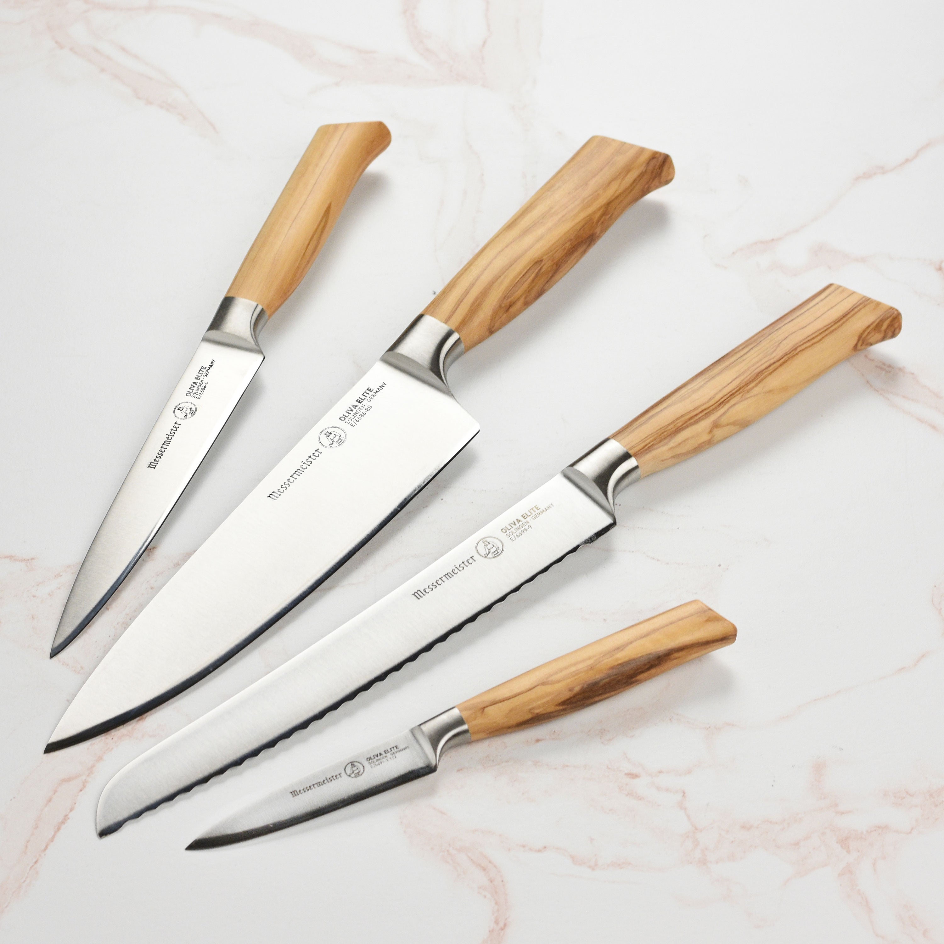 Messermeister Oliva Elite 4 Piece Knife Set