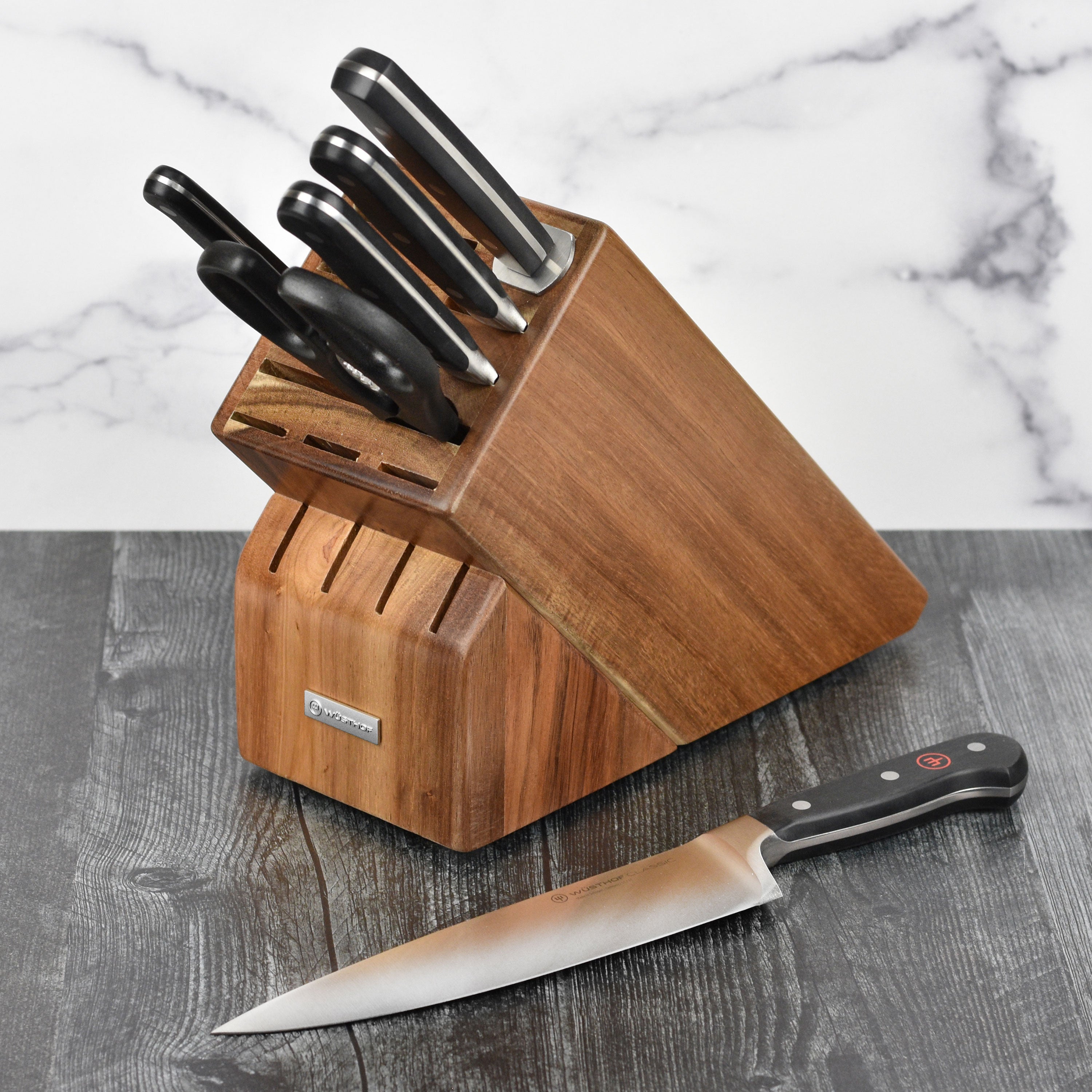 Wusthof Classic 7 Piece Acacia Knife Block Set