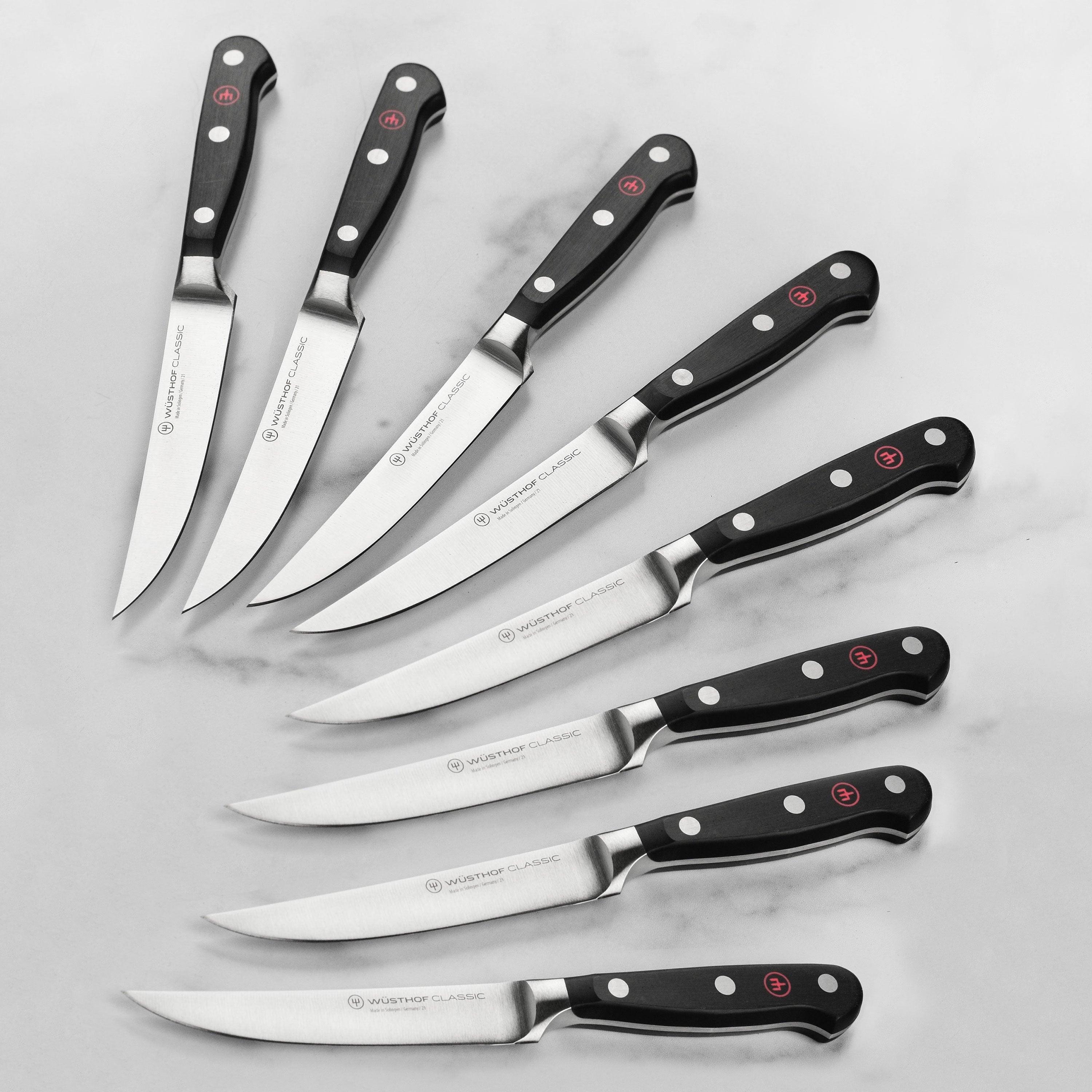 Wusthof Classic 8 Piece Steak Knife Set with Wood Case