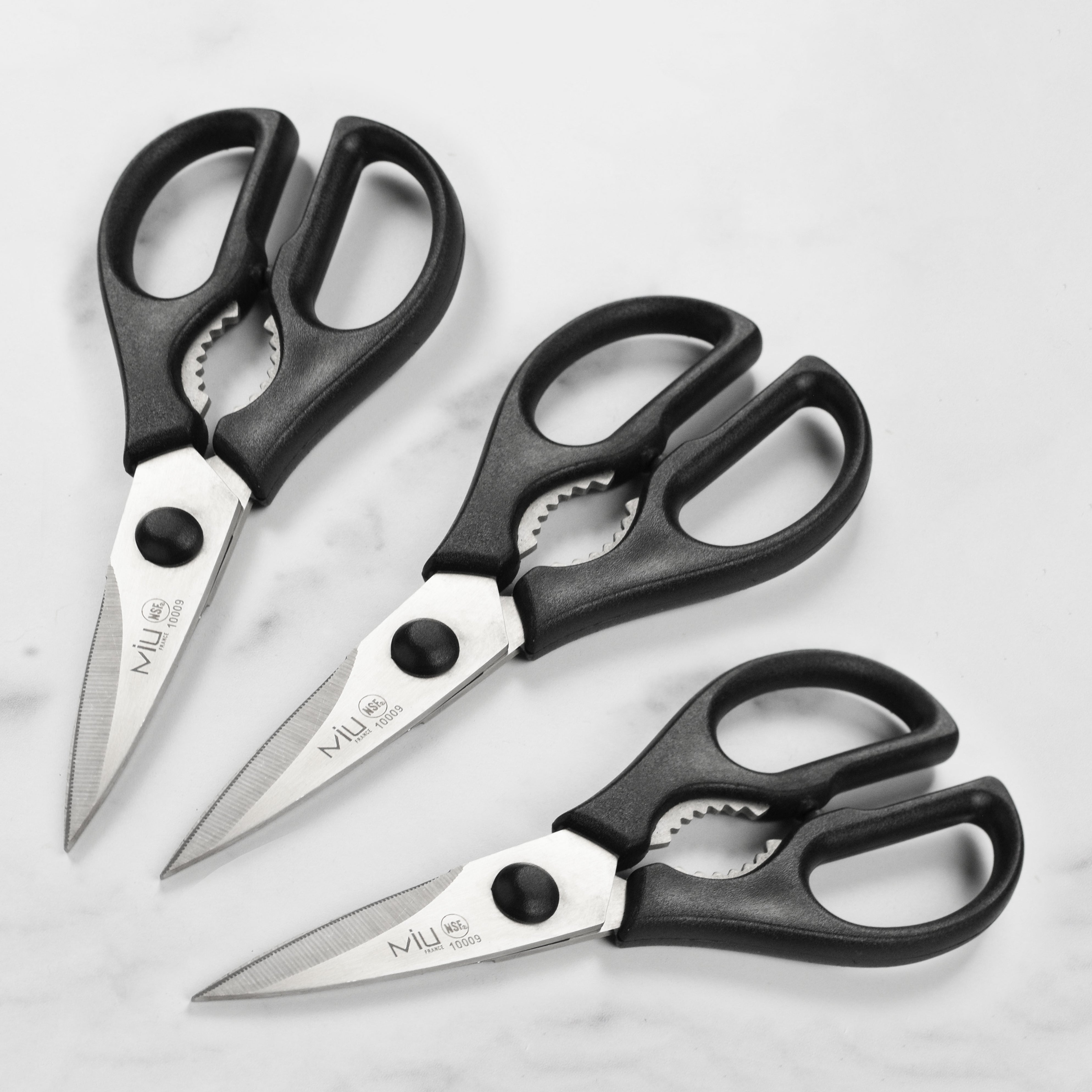 MIU Come-Apart Kitchen Shears, 3 Pack