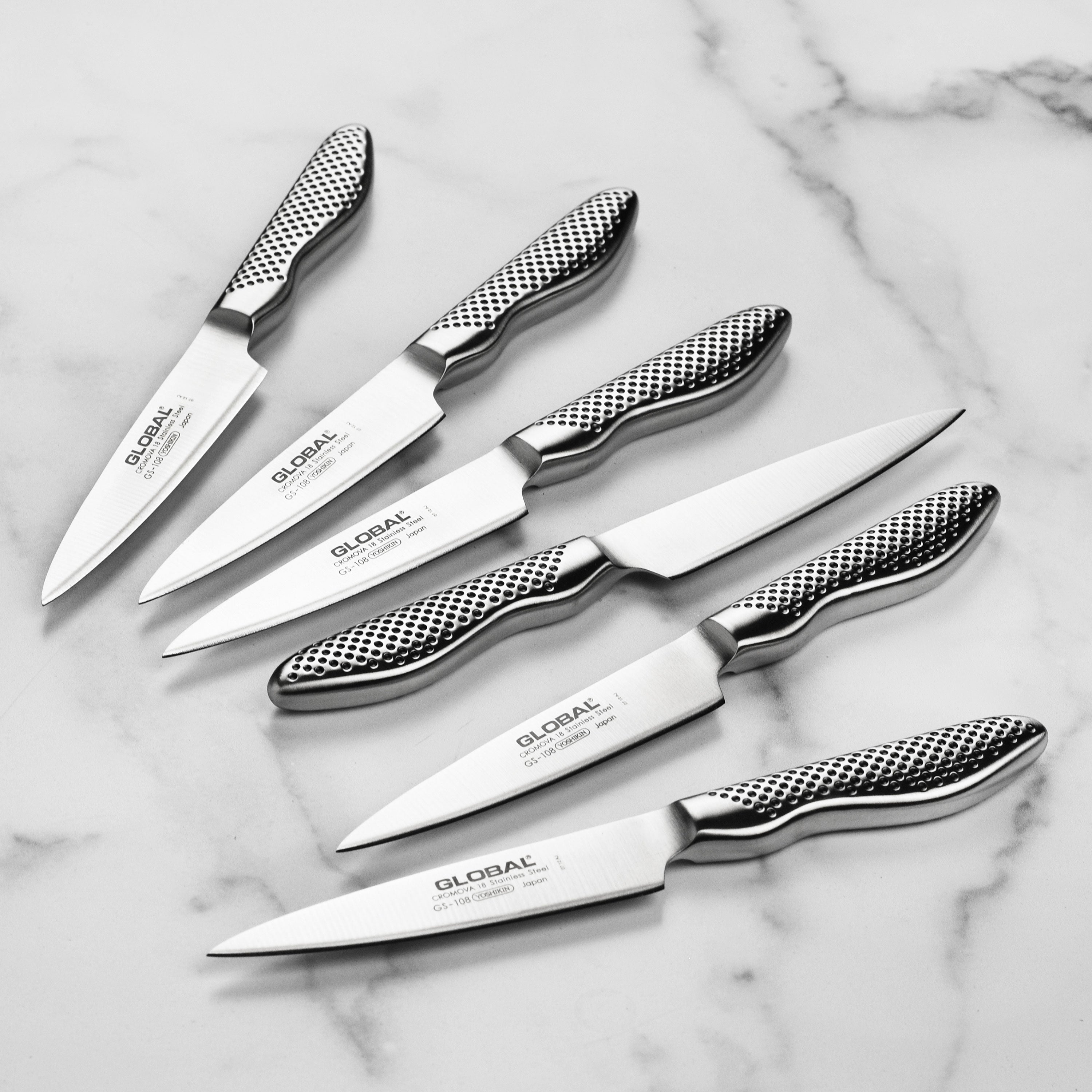 Global 6 Piece Steak Knife Set