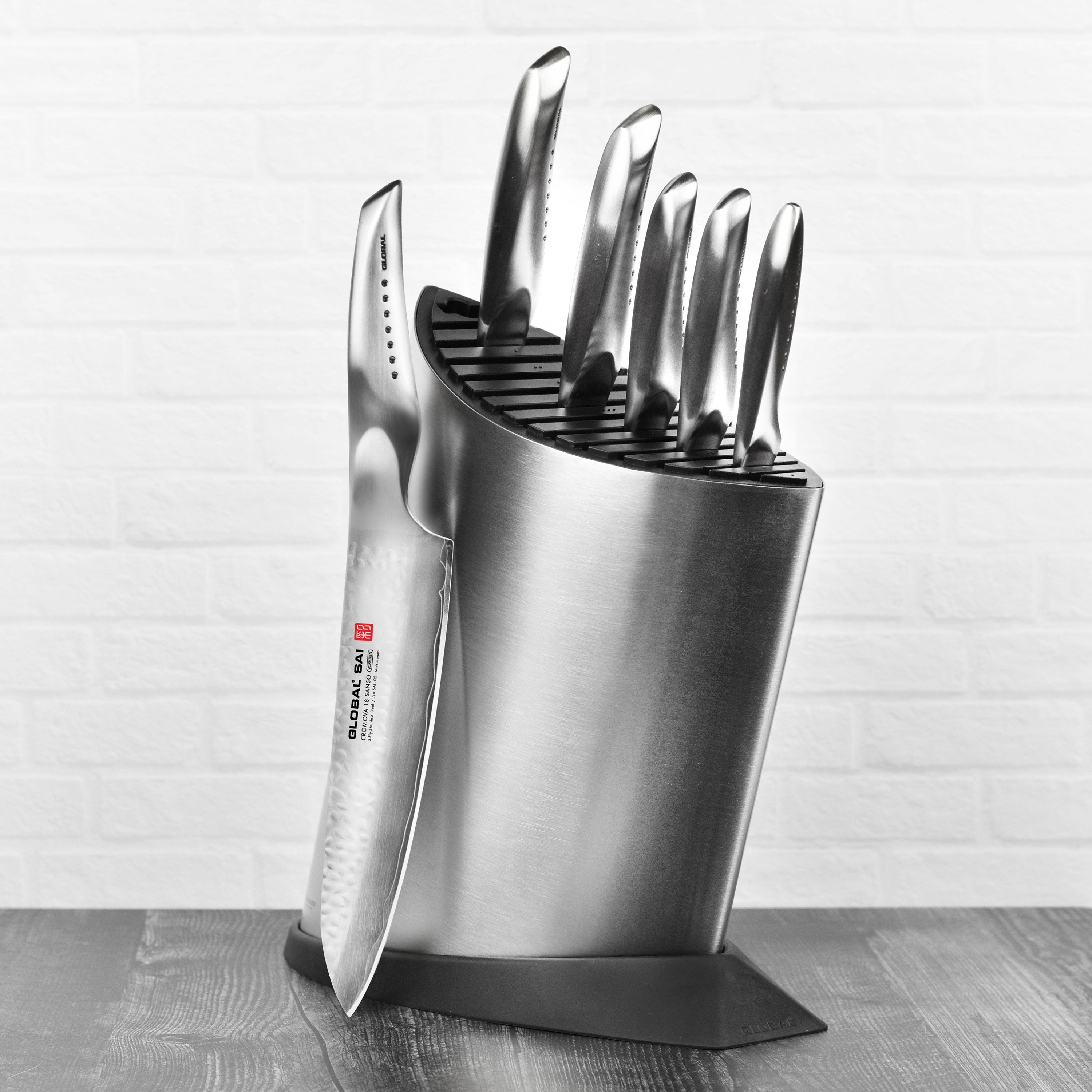 Global Sai 7 Piece Knife Block Set