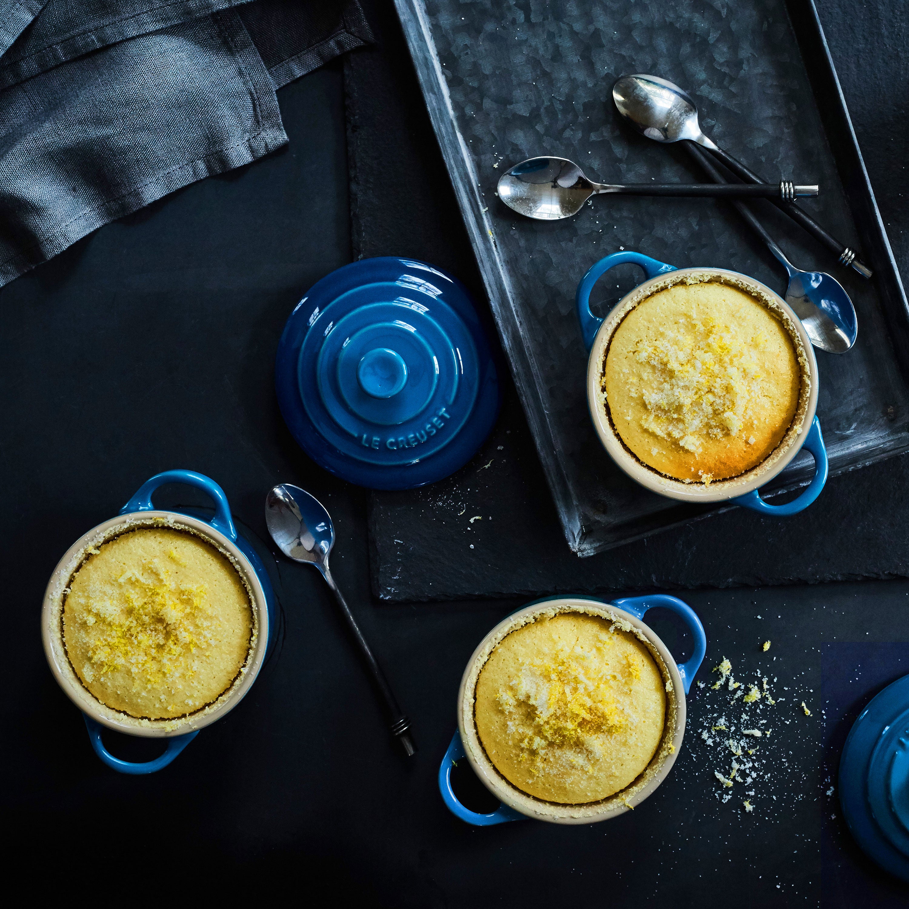 Le Creuset Stoneware Marseille Mini Cocotte Set