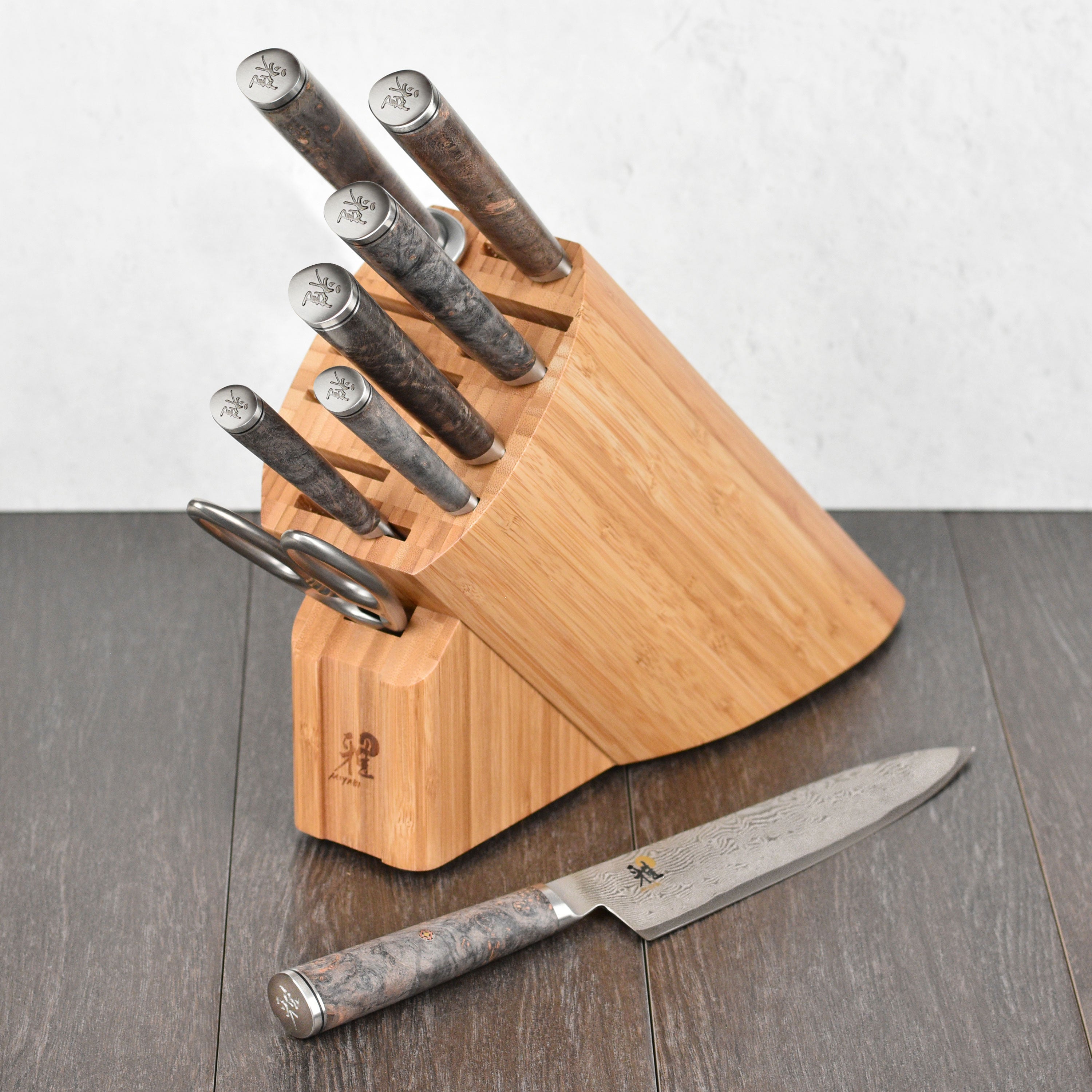 Miyabi Black 9 Piece Knife Block Set