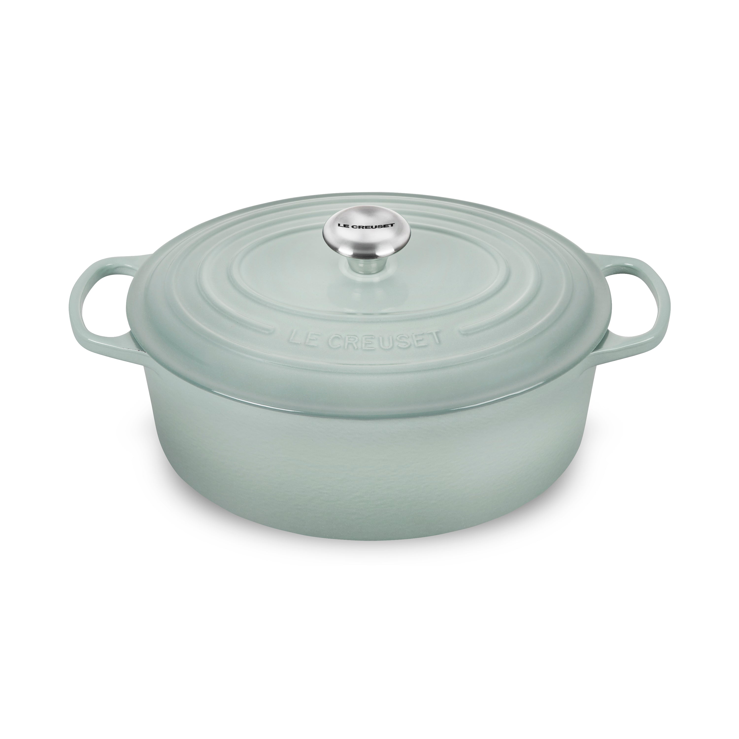 Le Creuset Signature Cast Iron 6.75-quart Sea Salt Oval Dutch Oven