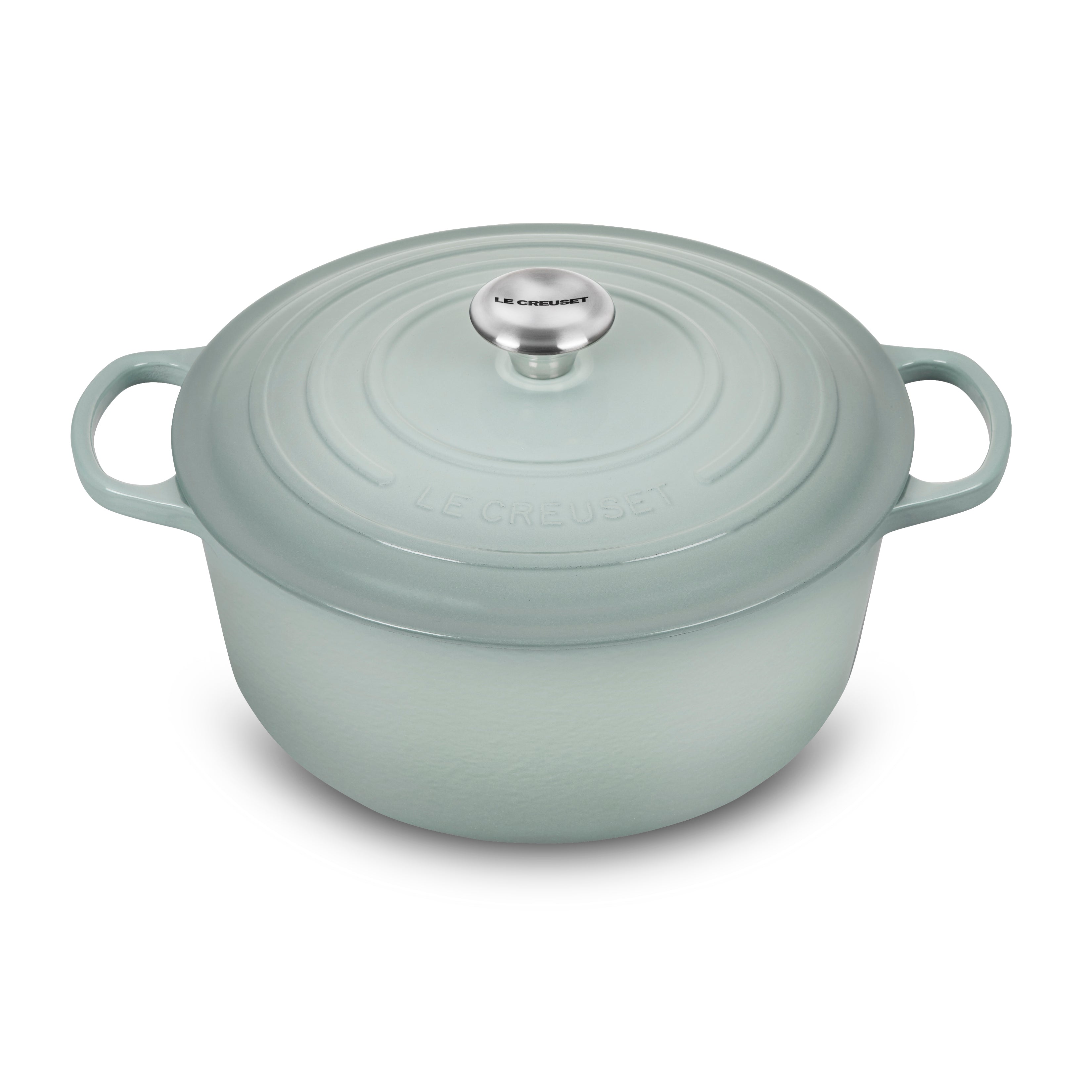 Le Creuset Signature Cast Iron 7.25-quart Sea Salt Round Dutch Oven