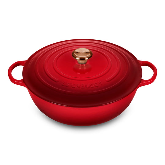 Le Creuset Large Cast Iron ROASTING or LASAGNA Pan Cerise Cherry Red 40 