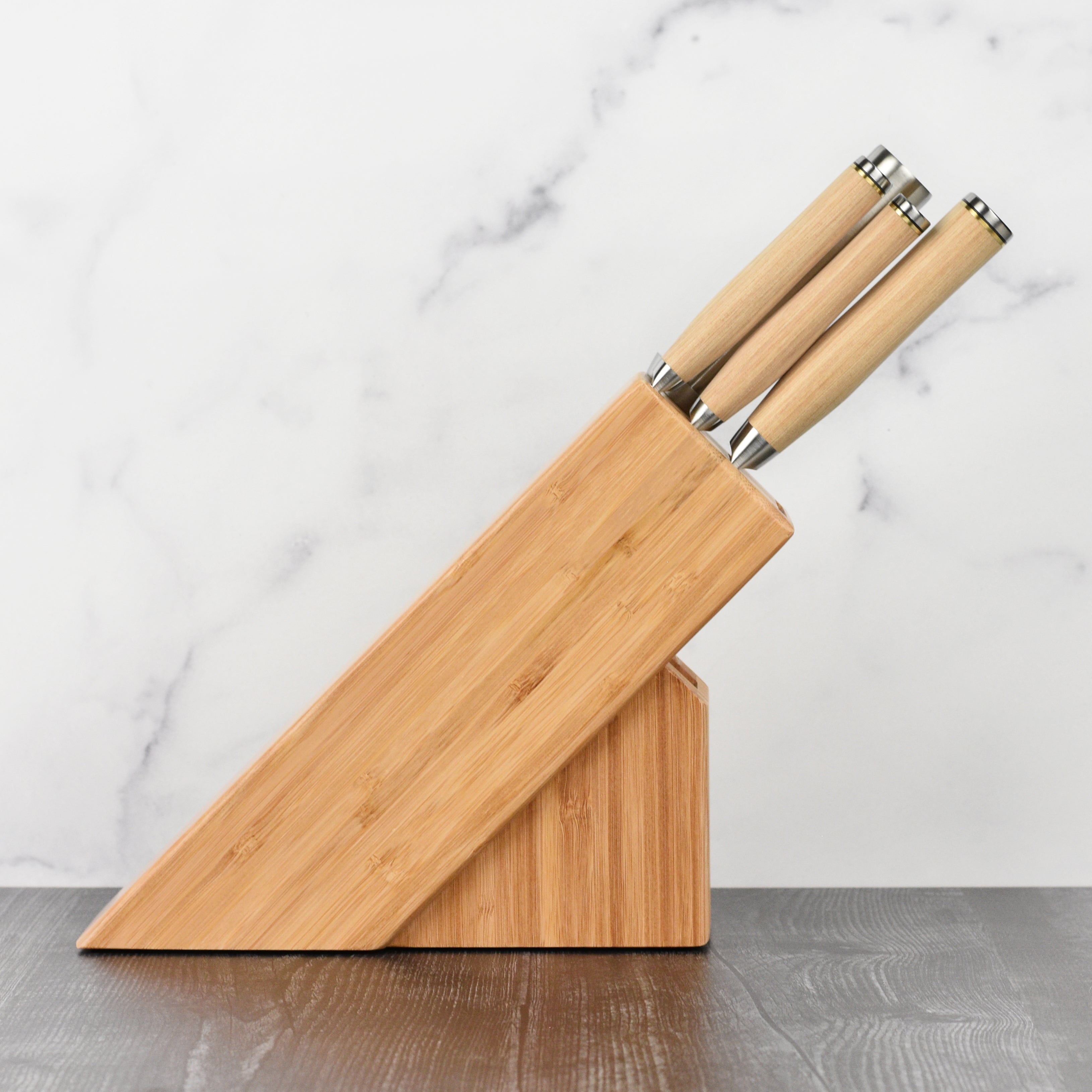 Shun Premier Blonde 5 Piece Slimline Knife Block Set