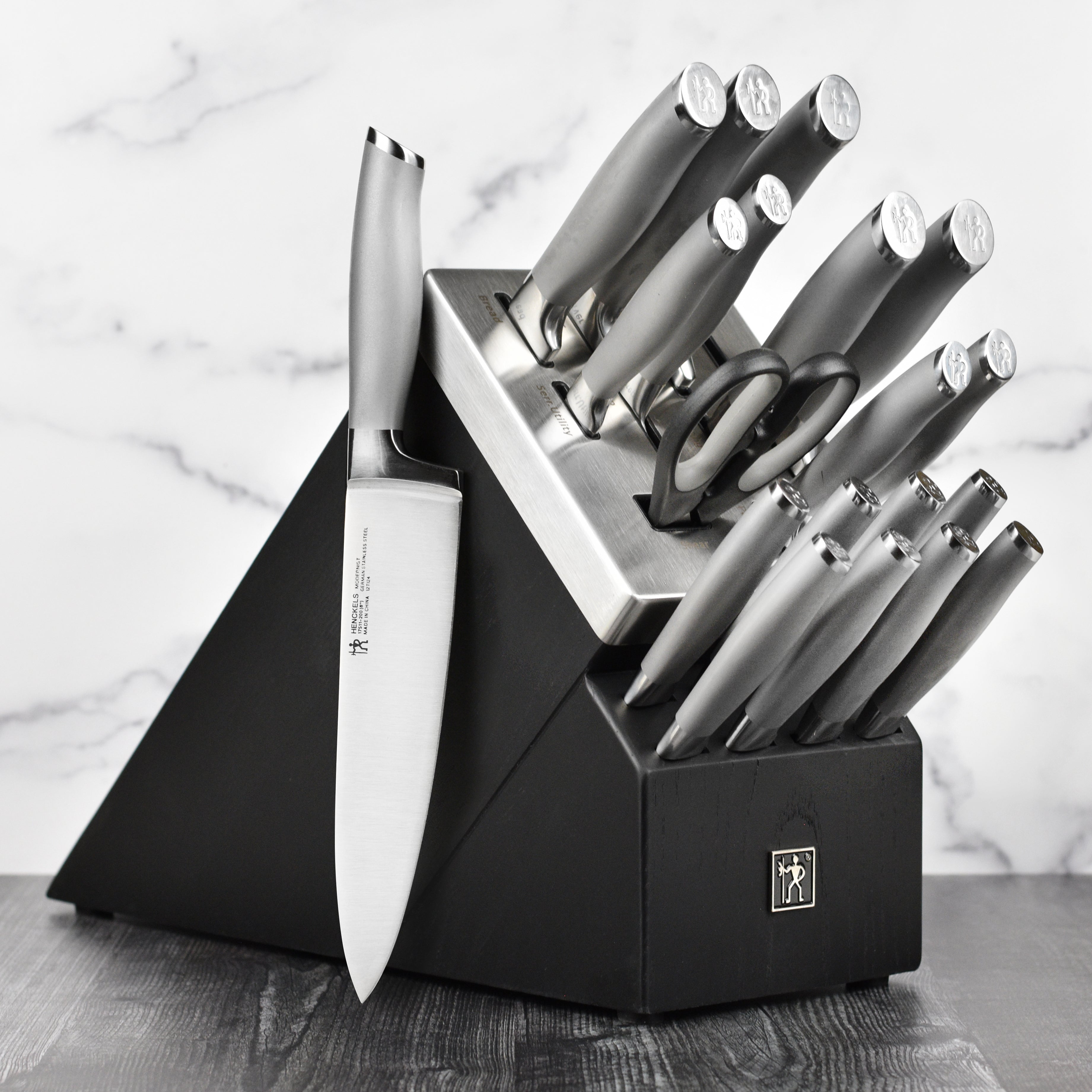 Henckels Modernist 20 Piece Self-Sharpening Knife Block Set