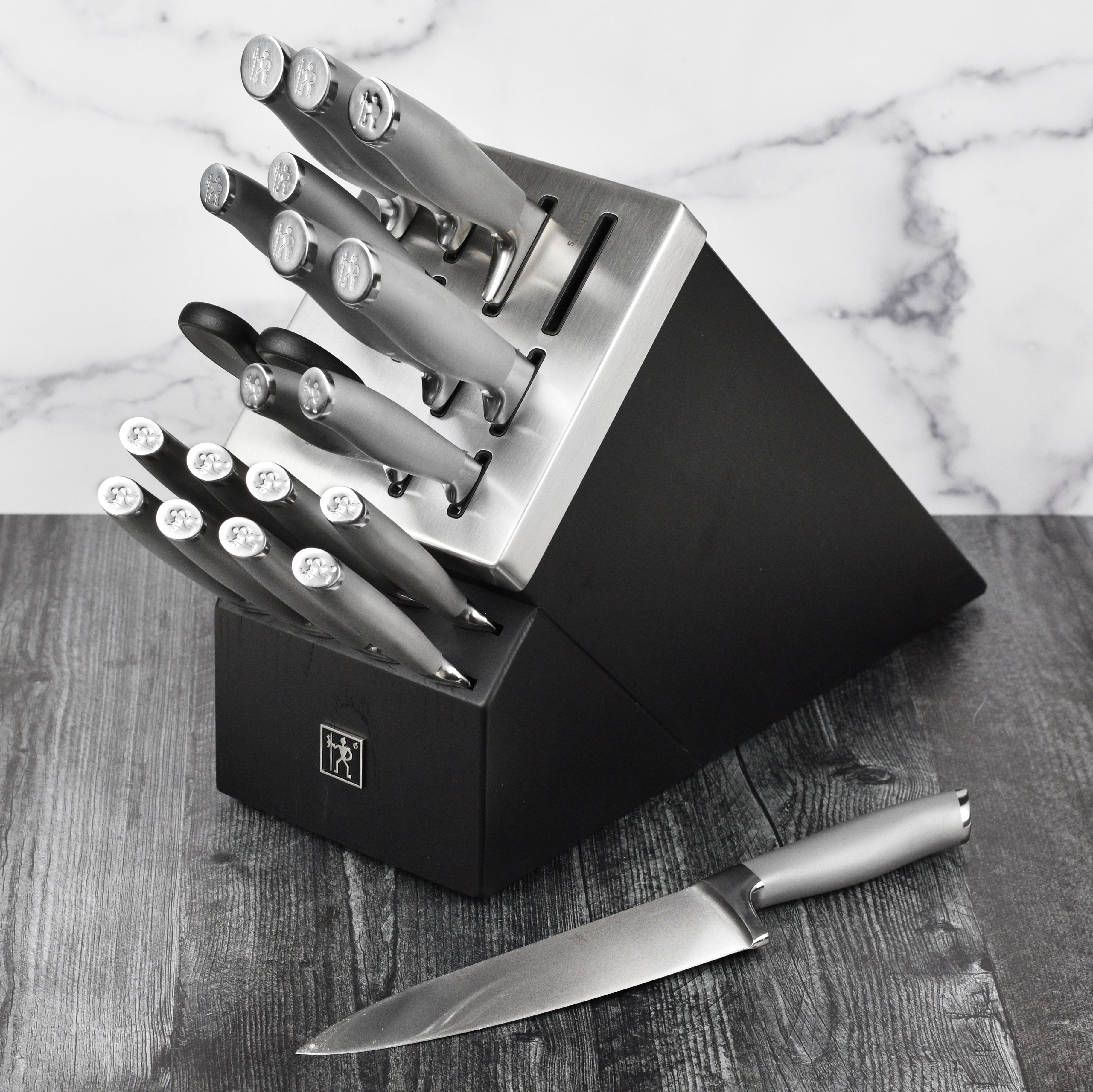 Henckels Modernist 20 Piece Self-Sharpening Knife Block Set