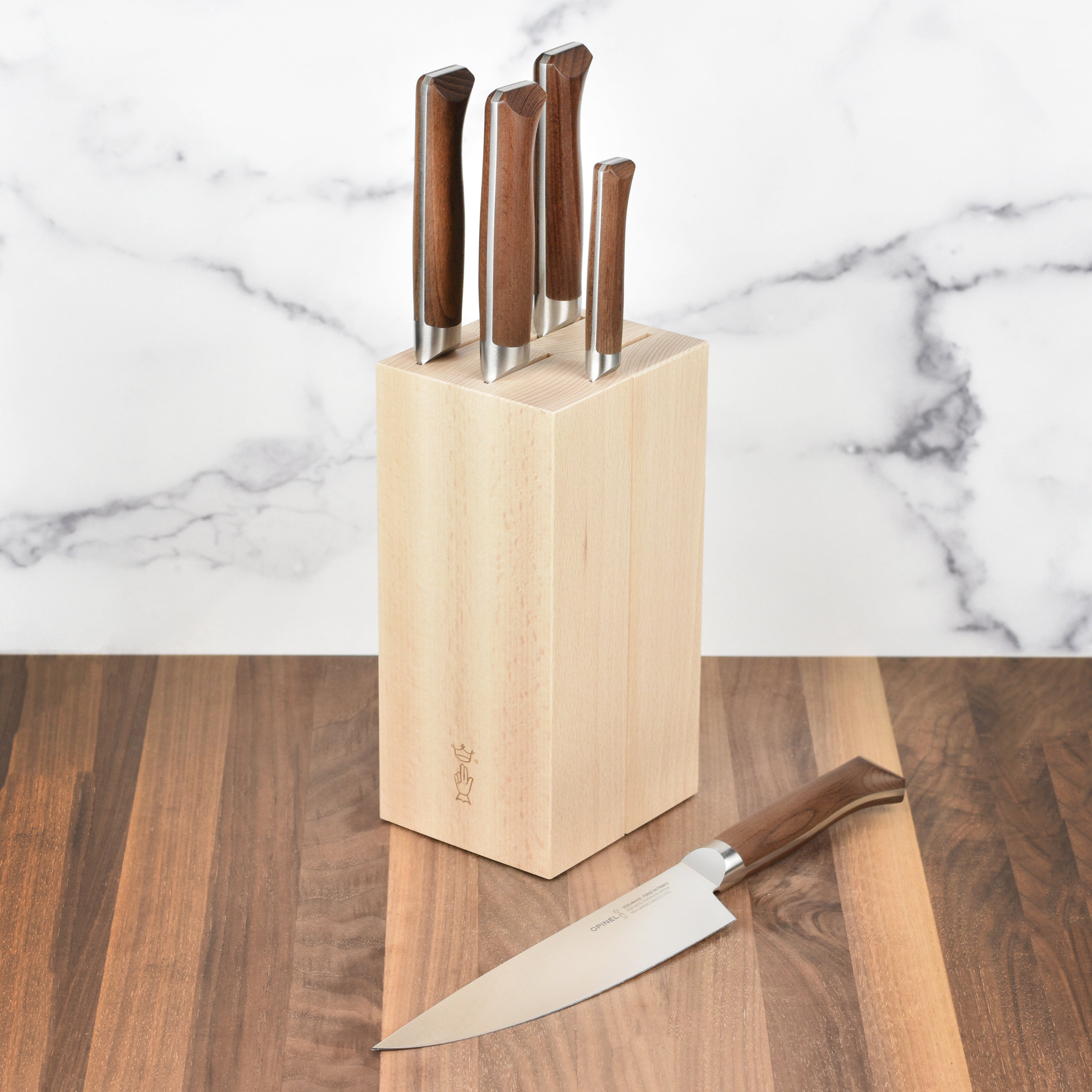 Opinel Forged 1890 6 Piece Knife Block Set