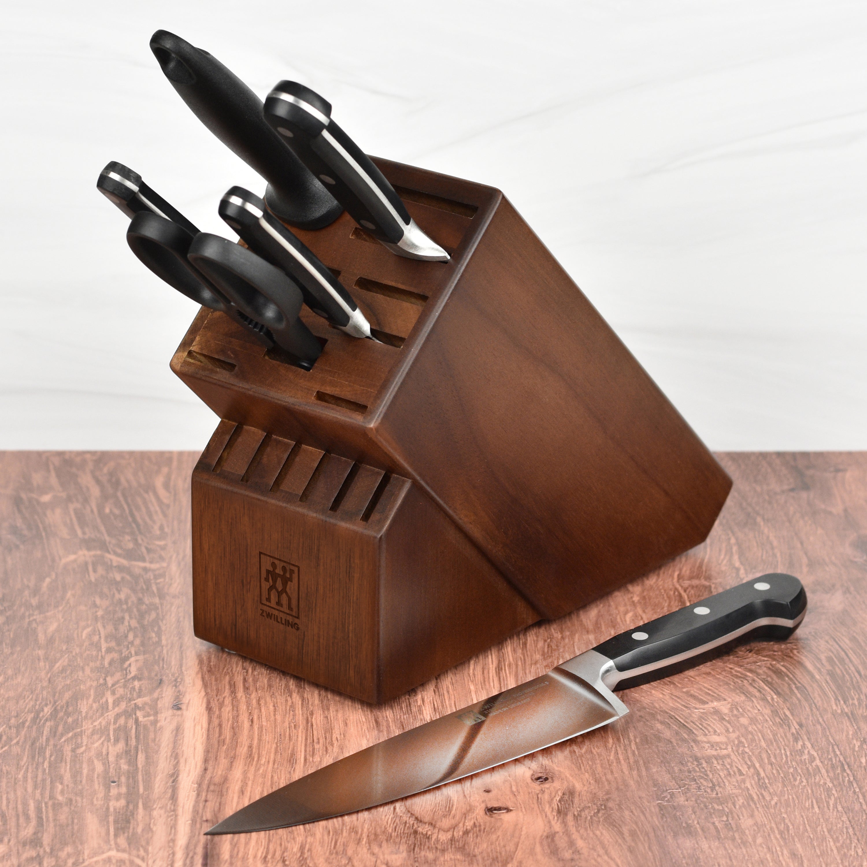 Zwilling Professional S 7 Piece Acacia Knife Block Set