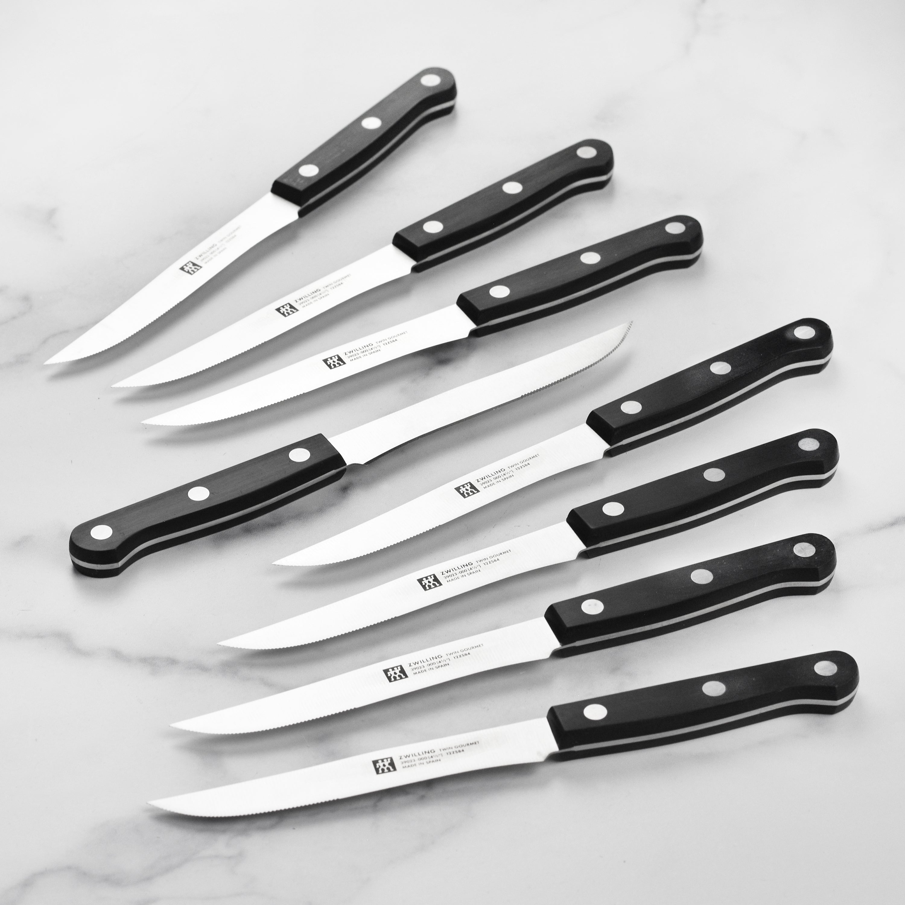 Zwilling Twin Gourmet 8 Piece Steak Knife Set with Block