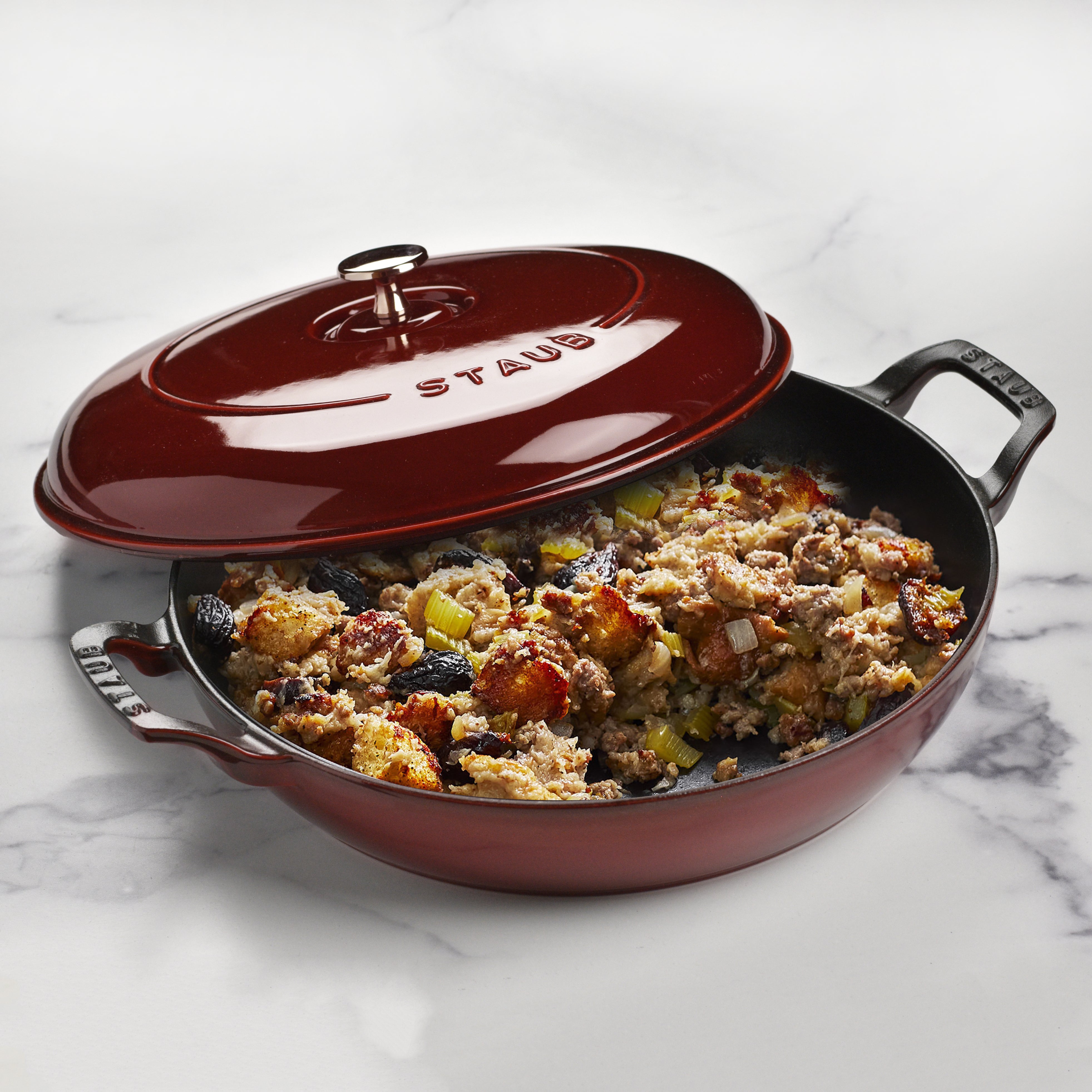 Staub 3.5-quart Grenadine Heritage Braiser