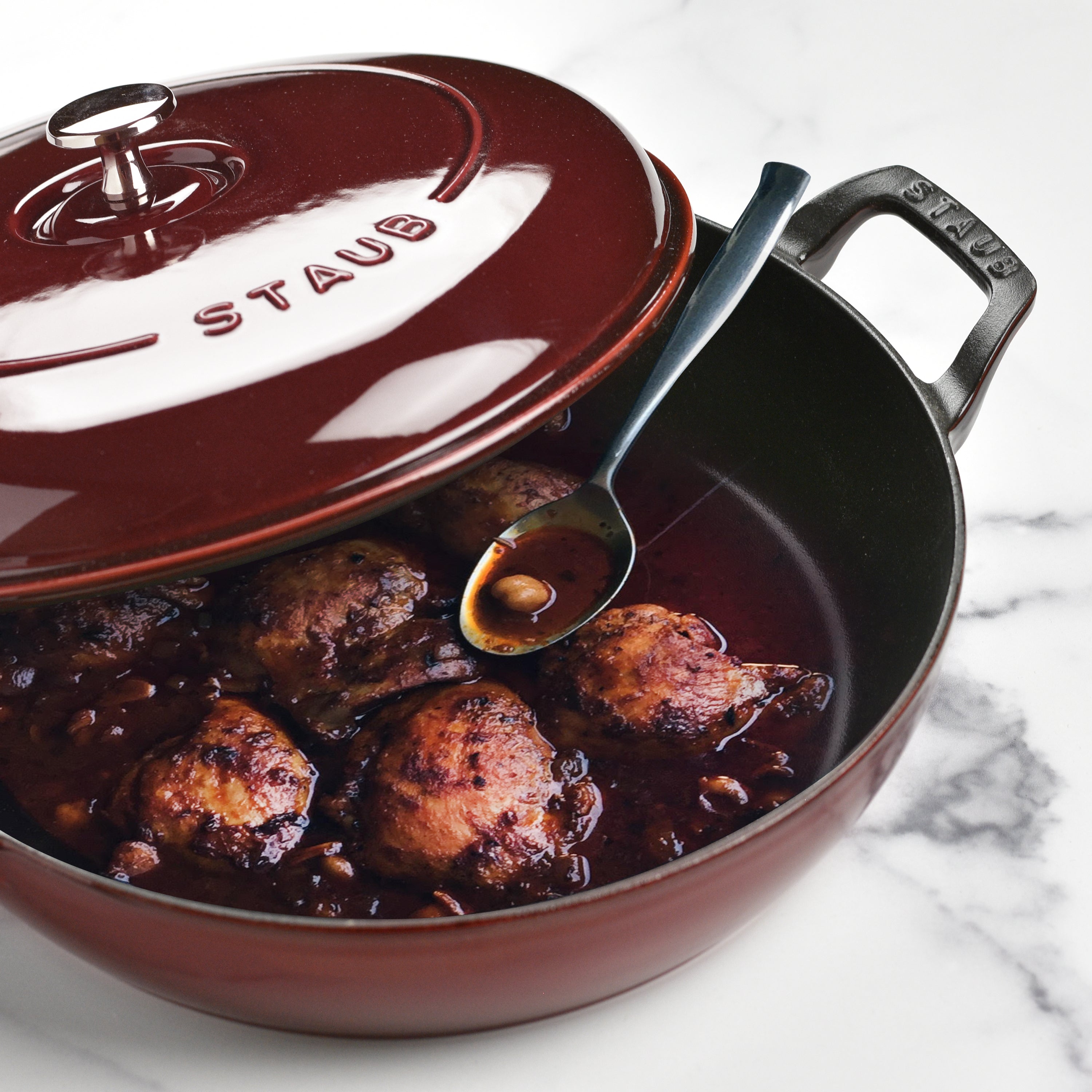 Staub 3.5-quart Grenadine Heritage Braiser