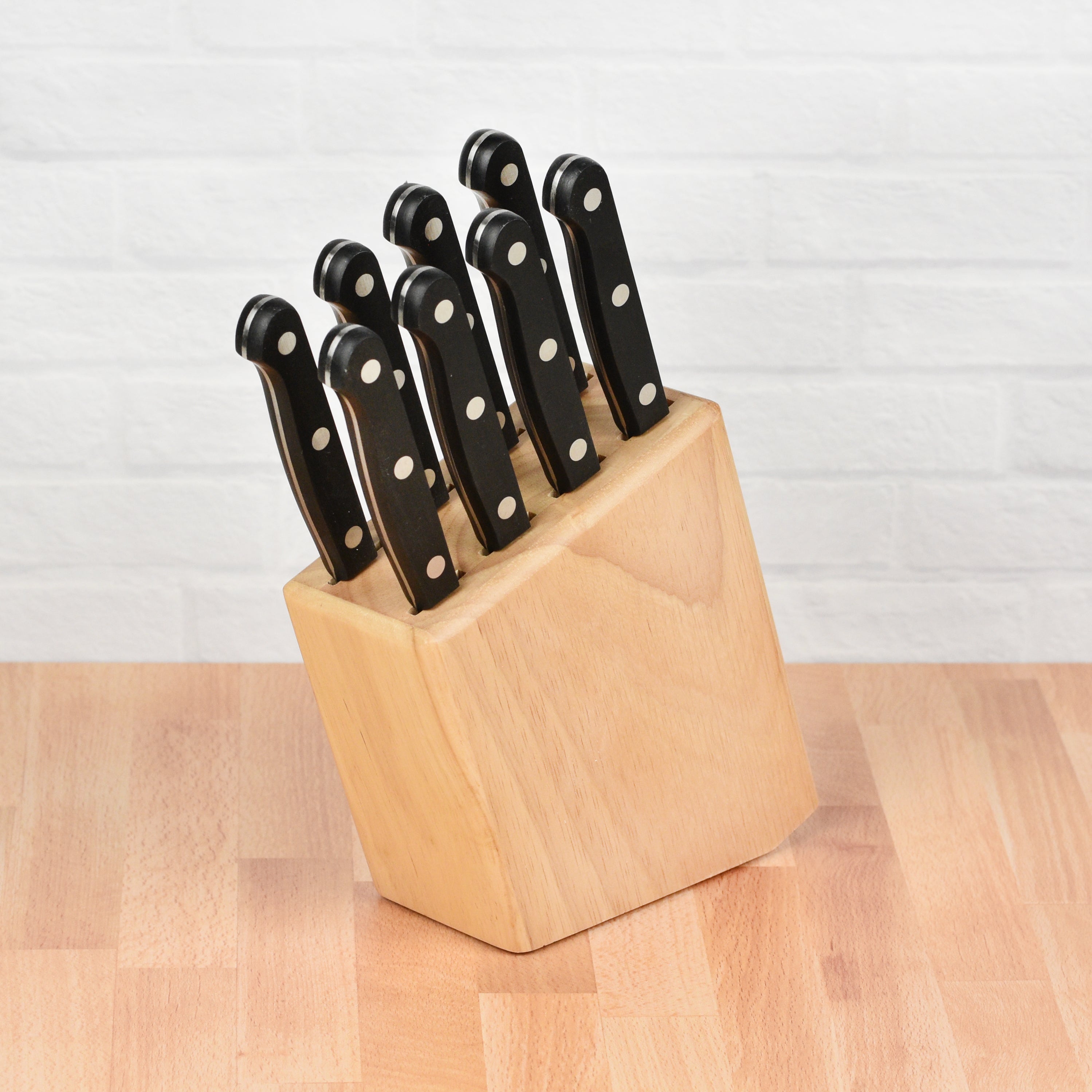 Zwilling Twin Gourmet 8 Piece Steak Knife Set with Block