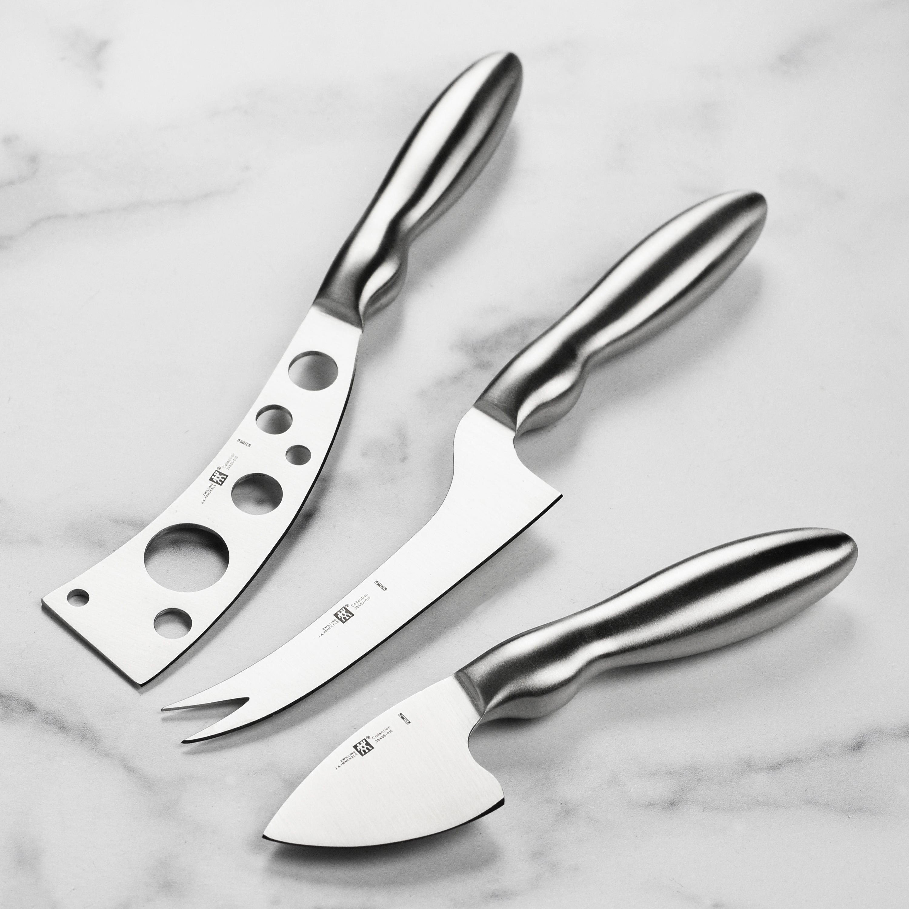 Zwilling 3 Piece Stainless Steel Cheese Knife Collection