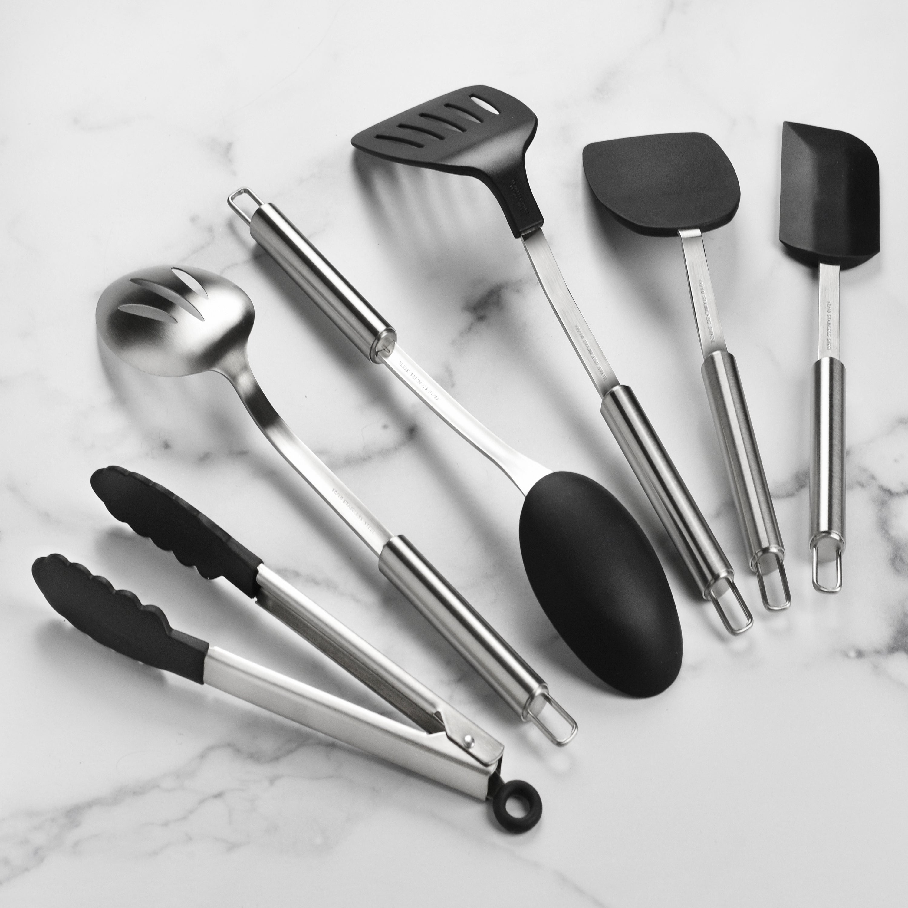 Henckels 6 Piece Stainless Steel & Silicone Utensil Set