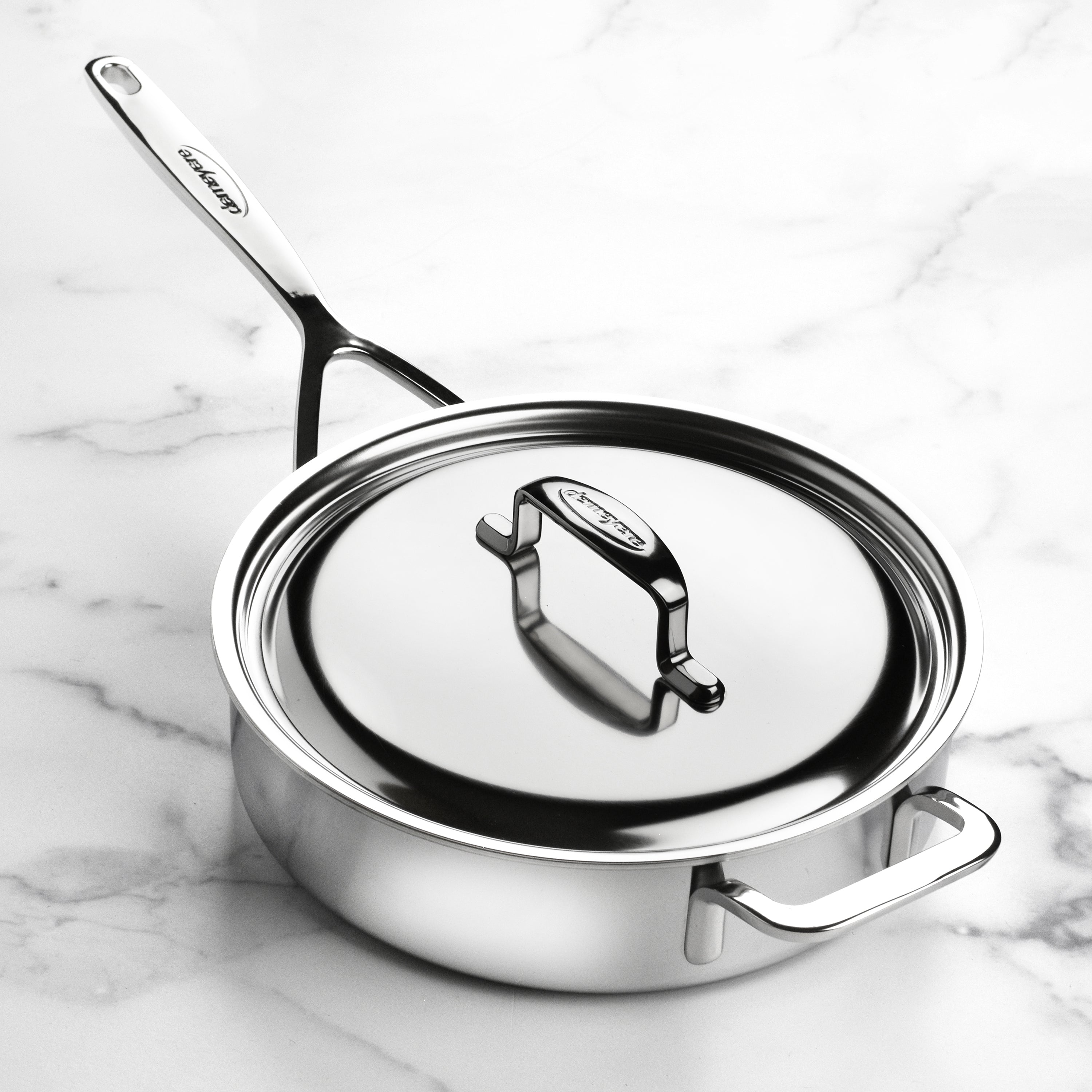 Demeyere 5-Plus 3-quart Stainless Steel Saute Pan